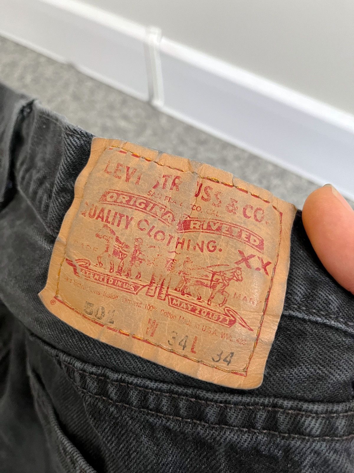 Levi's × Levi's Vintage Clothing VINTAGE MADE IN USA 501 LEVI’s W34 L34 American denim Size US 34 / EU 50 - 4 Thumbnail