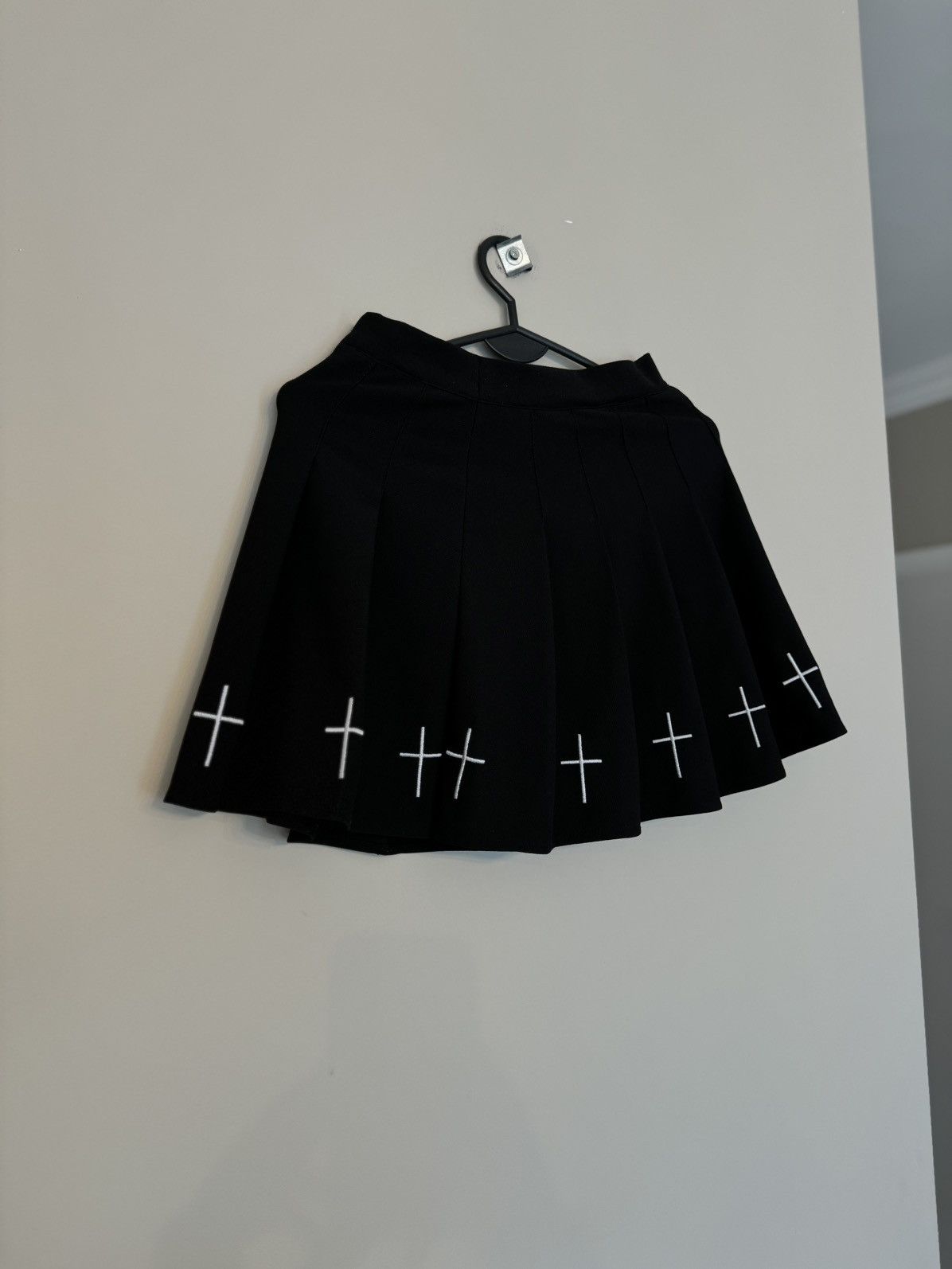 Other Avant Garde skirt with crosses rock 2in1 with shorts inside Size 27" / US 4 / IT 40 - 3 Thumbnail