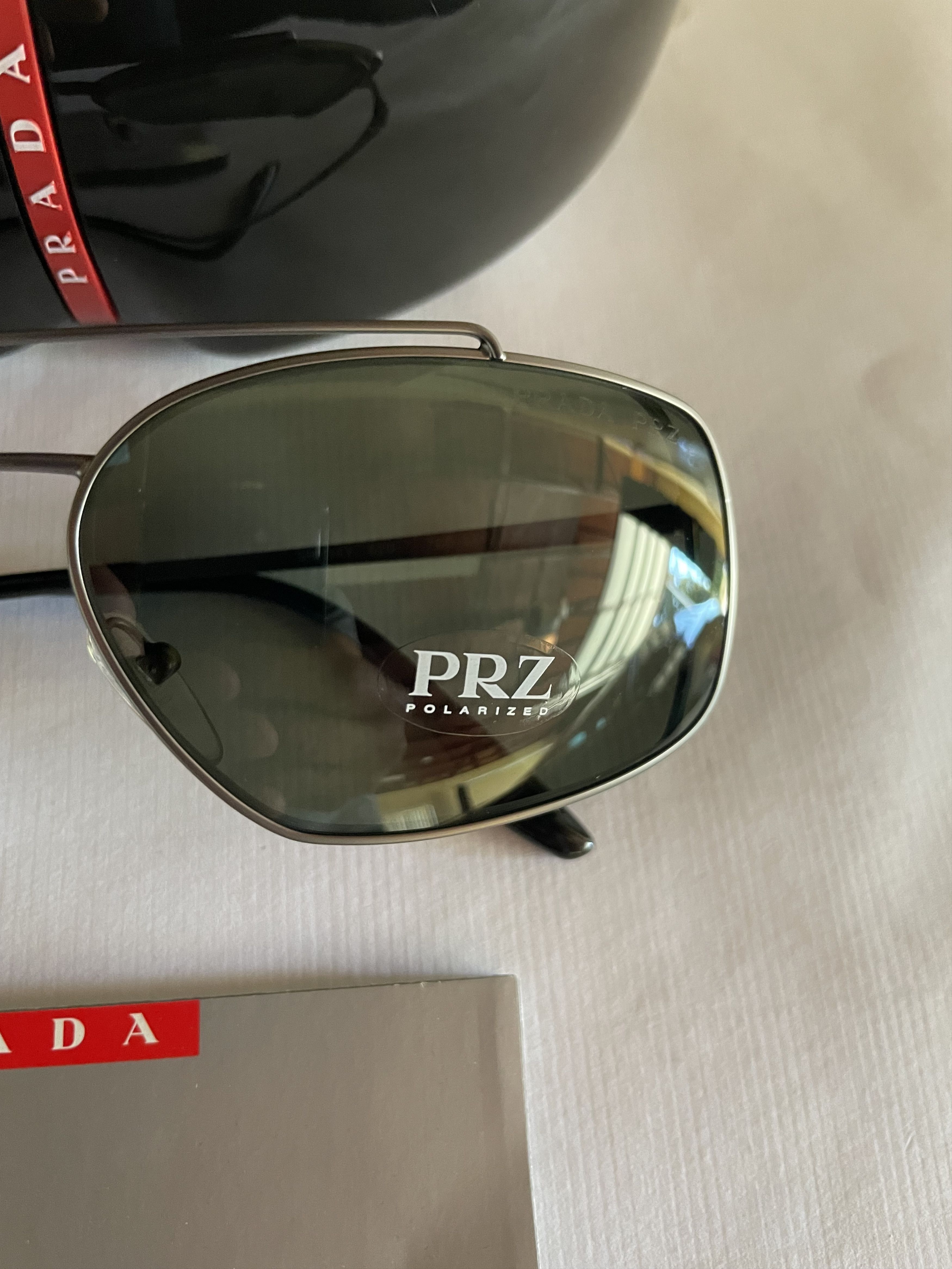 Prada Prada SPR 64V 7CQ-5X1 Polarized Unisex Sunglasses Size ONE SIZE - 3 Thumbnail