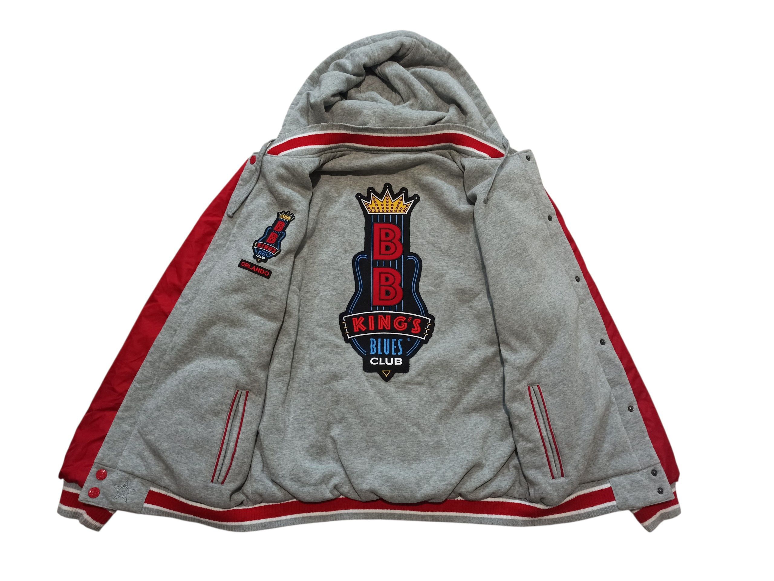JH Design Rare B.B. King's Blues Club Orlando Reversible Hooded Jacket Size US XL / EU 56 / 4 - 2 Thumbnail
