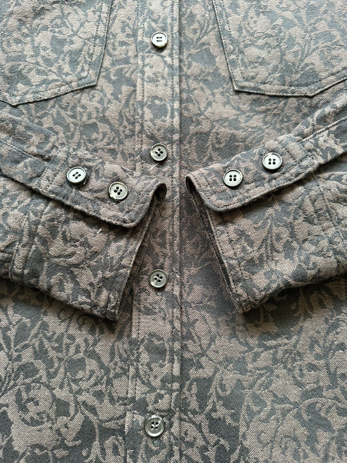 Tete Homme 00’s Tete Homme tribal jacquard shirt Size US L / EU 52-54 / 3 - 9 Thumbnail