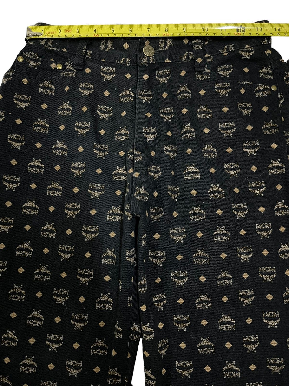 MCM Vintage MCM Legere Full Print Monogram Jeans Size US 27 - 13 Thumbnail