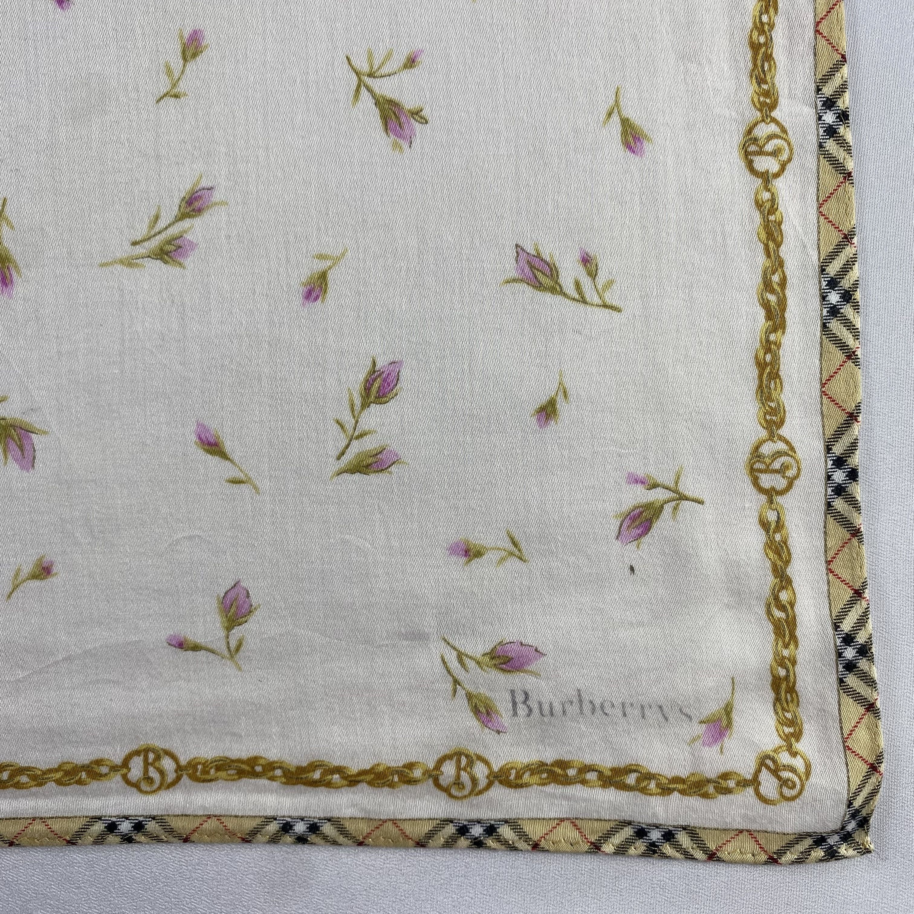 Burberry × Vintage Burberry Handkerchief / Neckerchief / Bandana-P638 Size ONE SIZE - 3 Thumbnail