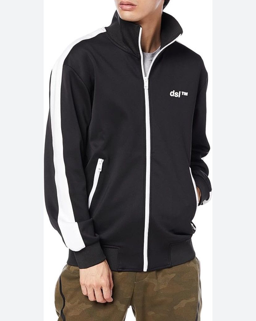 Diesel DIESEL S-KRAMY TRACK JACKET WITH ZIP CLOSURE XS Size US XS / EU 42 / 0 - 2 Thumbnail