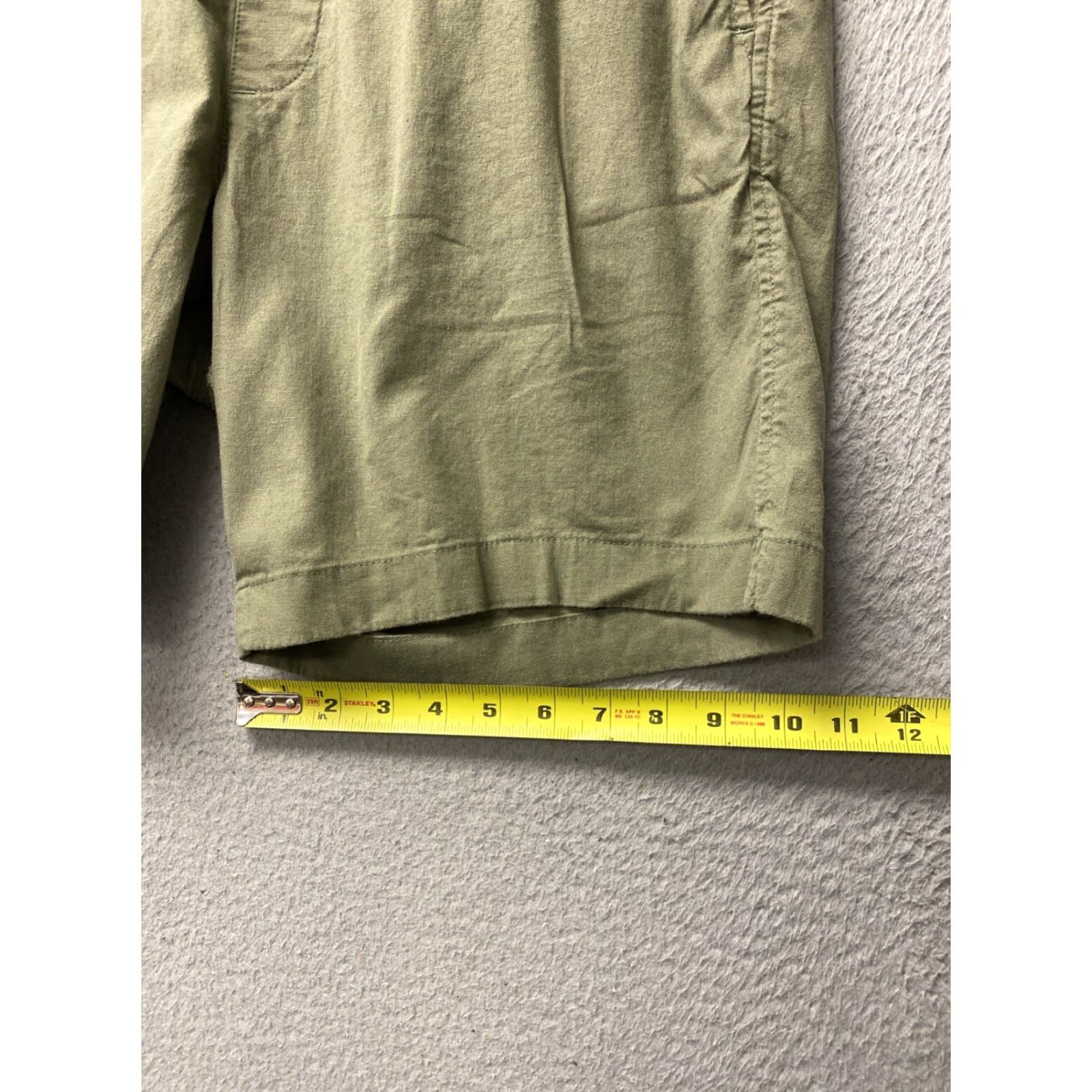 Abercrombie & Fitch Abercrombie & Fitch Chino Shorts Mens 36 Green Casual Cotton Summer Breathable Outdoor Size US 36 / EU 52 - 5 Thumbnail