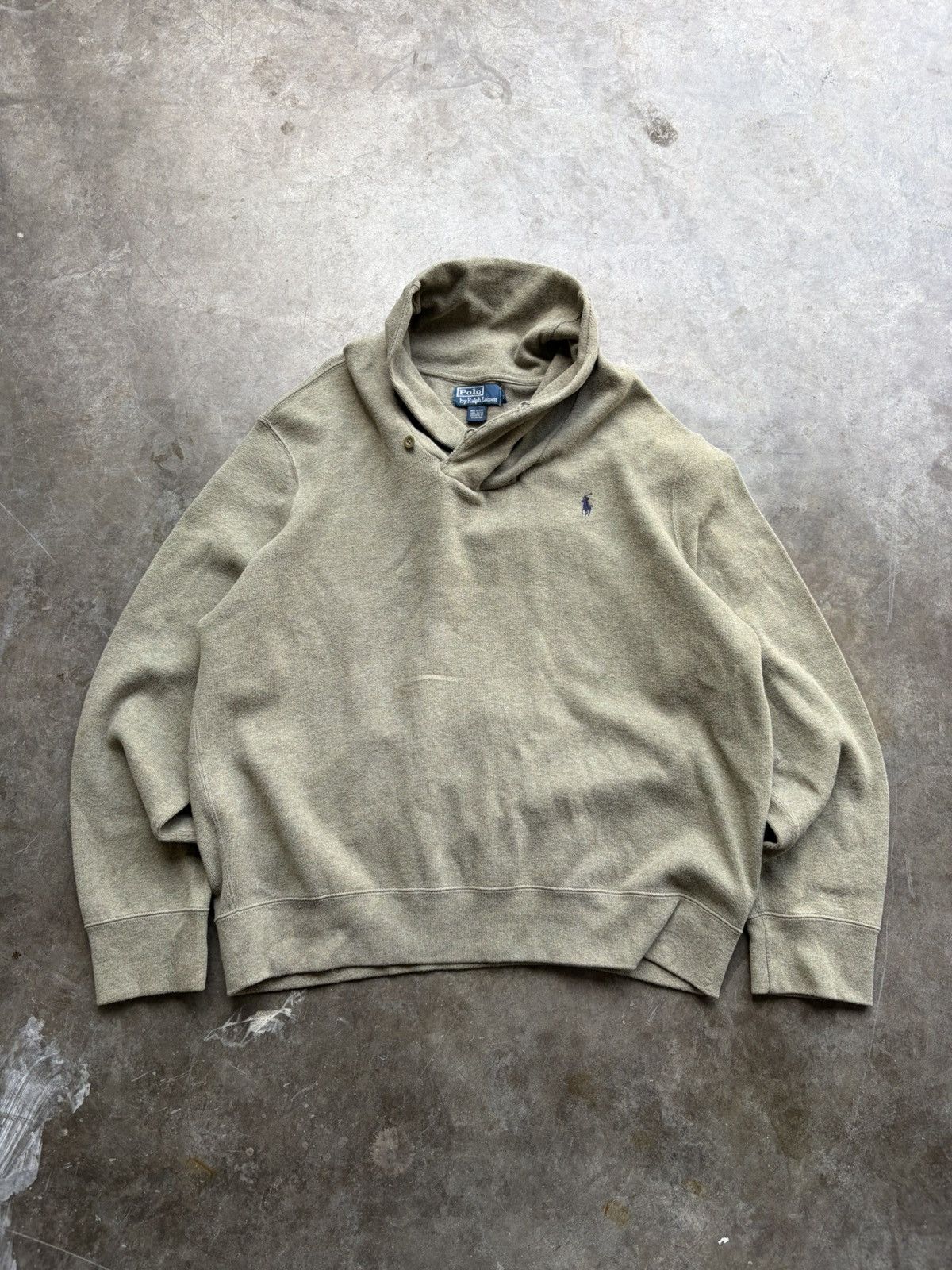 Polo Ralph Lauren Vintage Polo Ralph Lauren Shawl Collar 2-button Sweater Size US XL / EU 56 / 4 - 1 Thumbnail