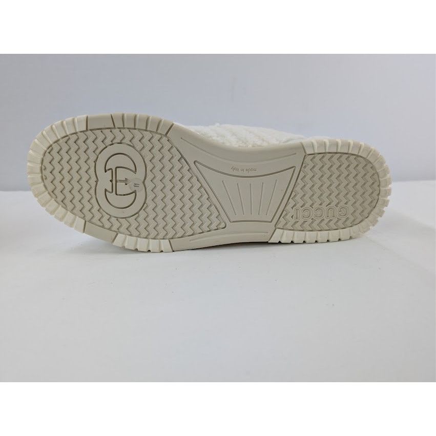 Gucci o1rshd1 Leather Re-Web Sneaker in White Size US 11.5 / EU 44-45 - 12 Thumbnail