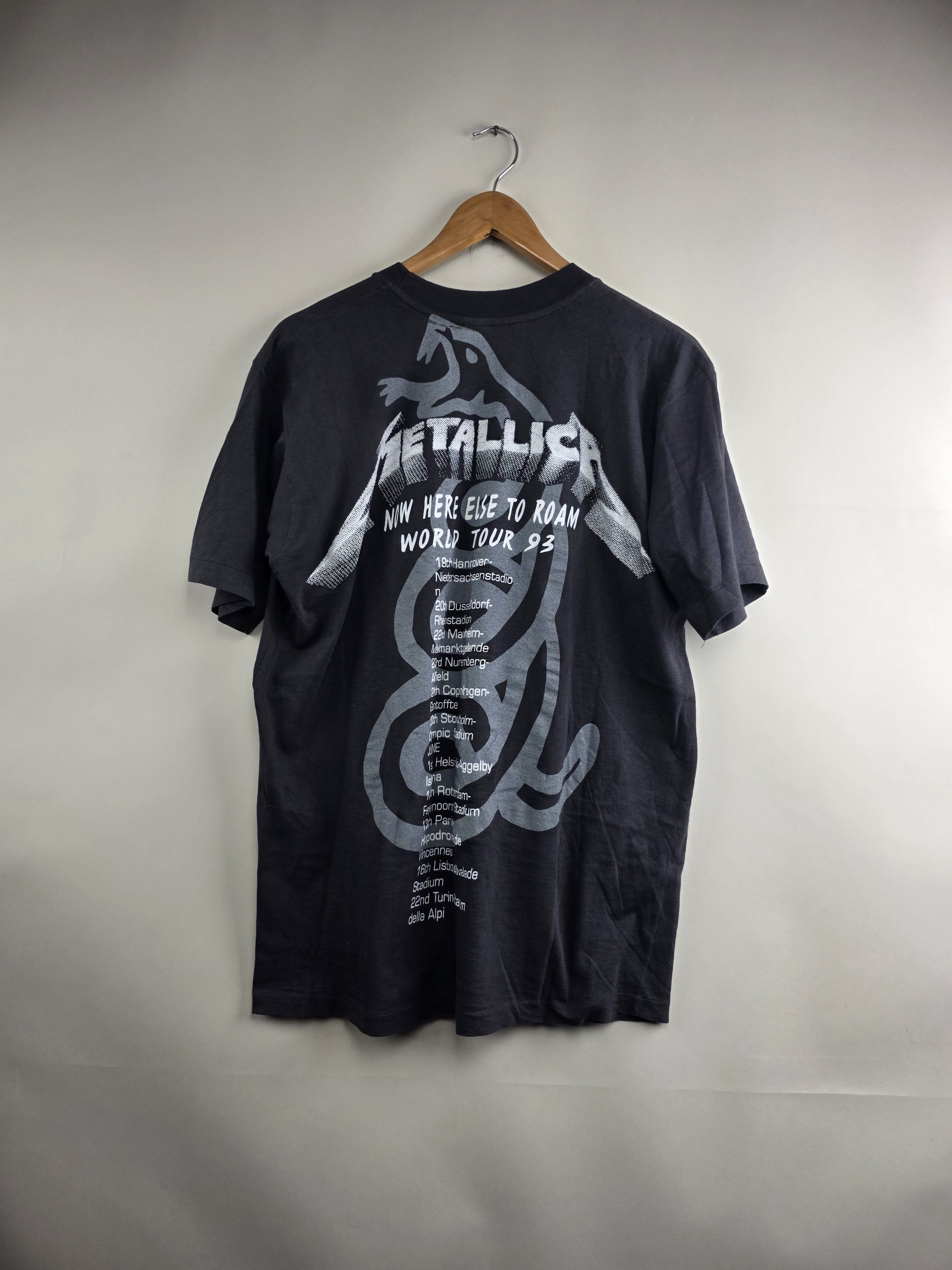 Band Tees × Metallica × Vintage 1993 Metallica Nowhere else to roam tour XL 21.5" 29" Size US XL / EU 56 / 4 - 5 Thumbnail