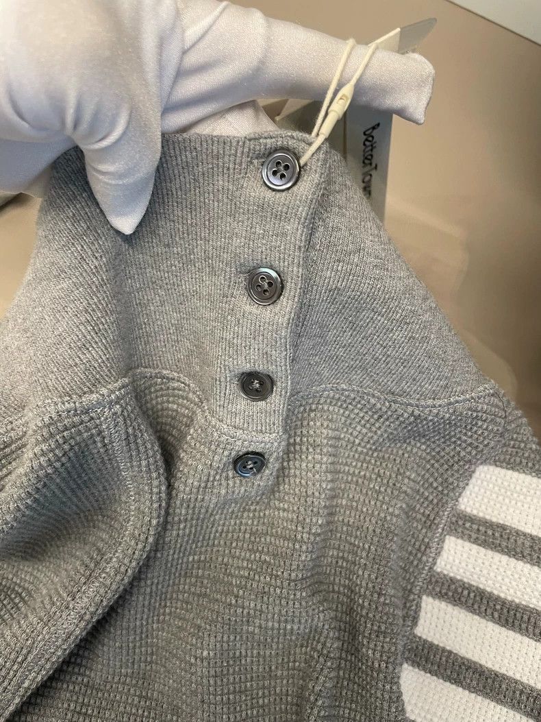Thom Browne Thom Browne Gray waffle shorts Size US 42 / EU 58 - 7 Thumbnail