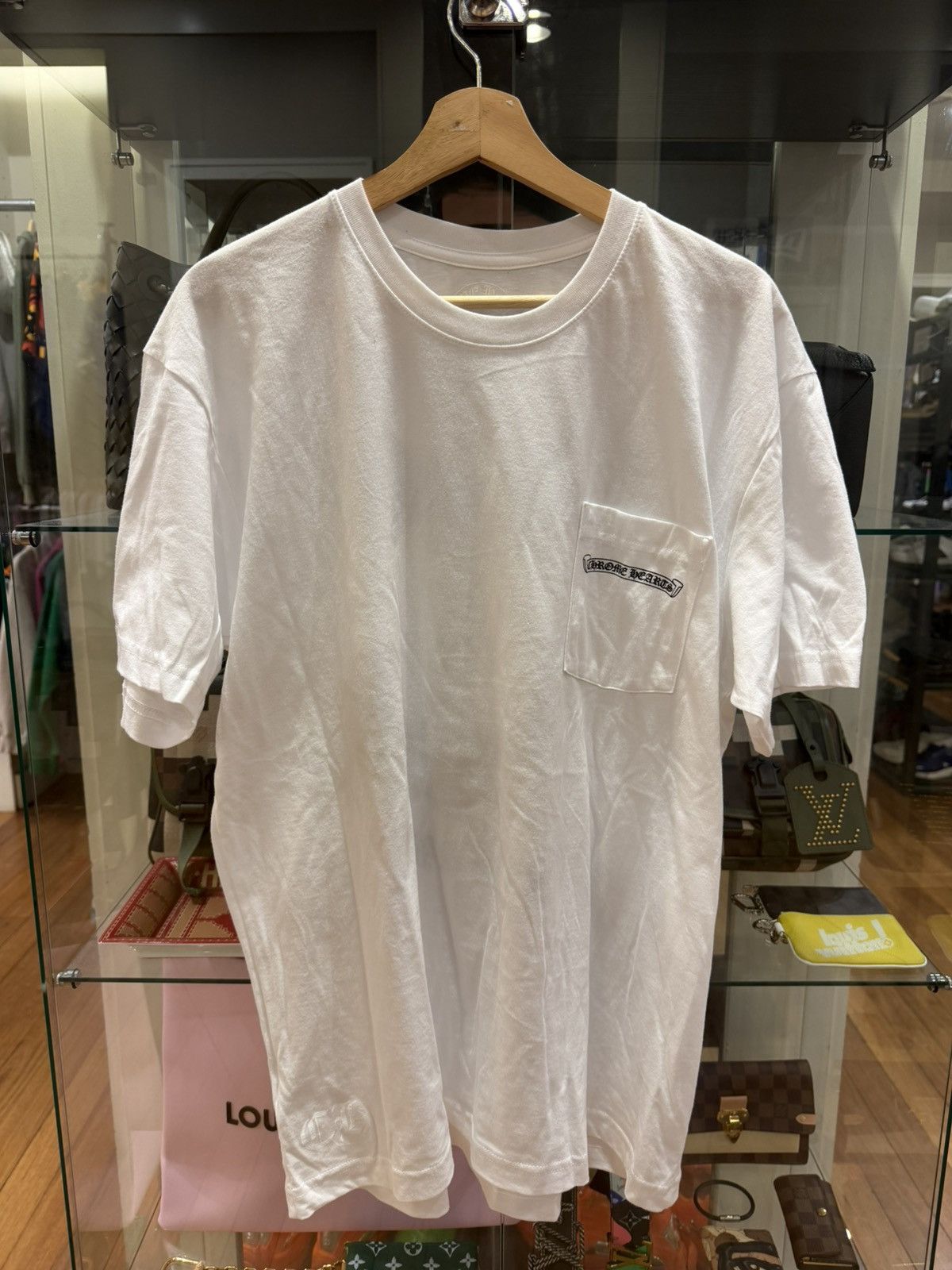 Chrome Hearts Chrome Hearts St. Barth Exclusive Pocket Tee Size US XL / EU 56 / 4 - 2 Thumbnail