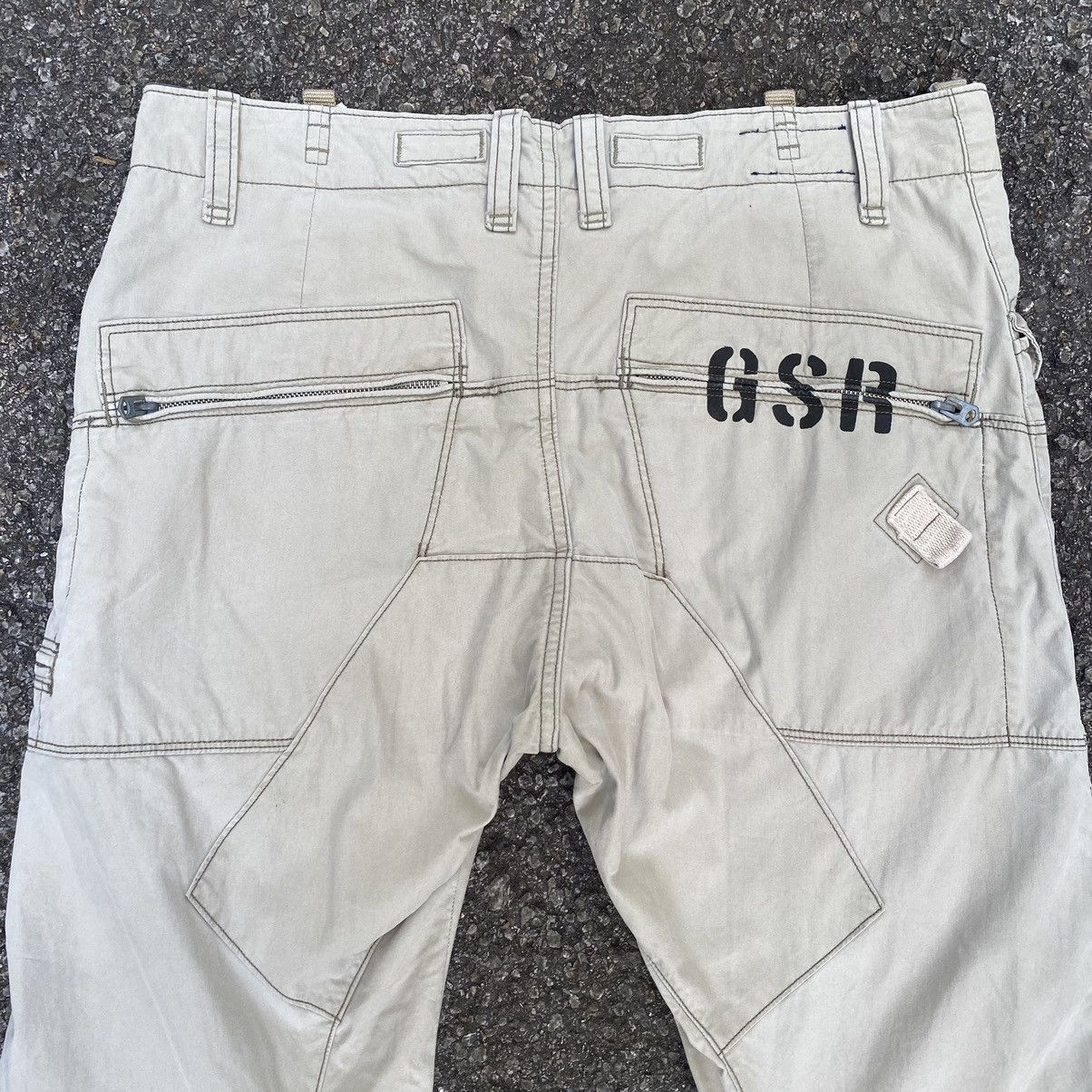 G-Star G STAR RAW DENIM JAPANESE MULTI POCKET KHAKI PANTS Size US 34 / EU 50 - 12 Thumbnail