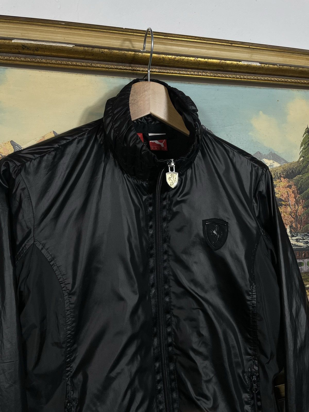 Ferrari × Puma Ferrari Retro 00s Jacket Race Motor Nascar Rap Swag Skate Size M / US 6-8 / IT 42-44 - 4 Thumbnail