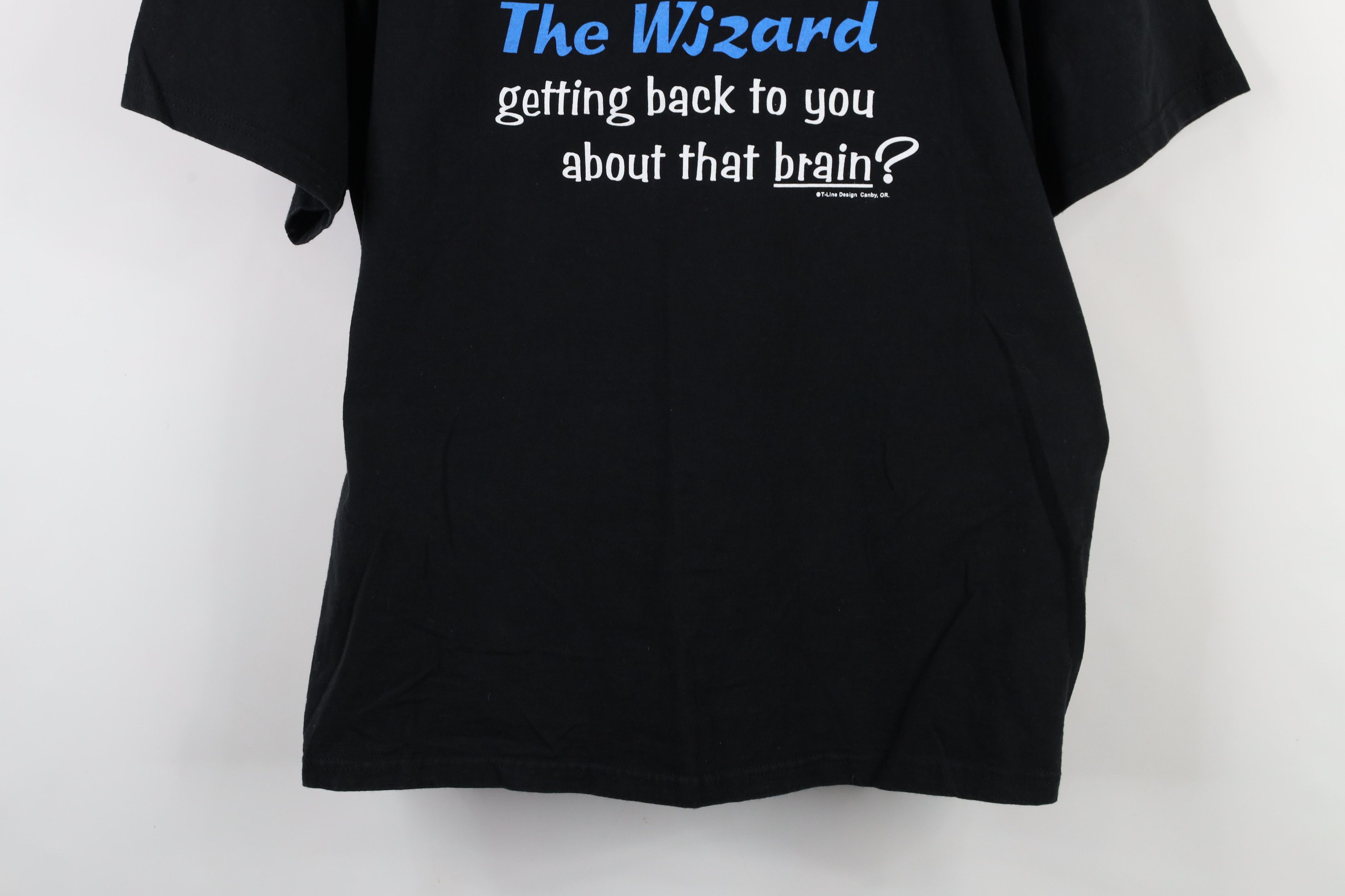 Vintage Vintage Y2K Wizard of Oz Strawman Scarecrow Brain T-Shirt Size US XL / EU 56 / 4 - 3 Thumbnail