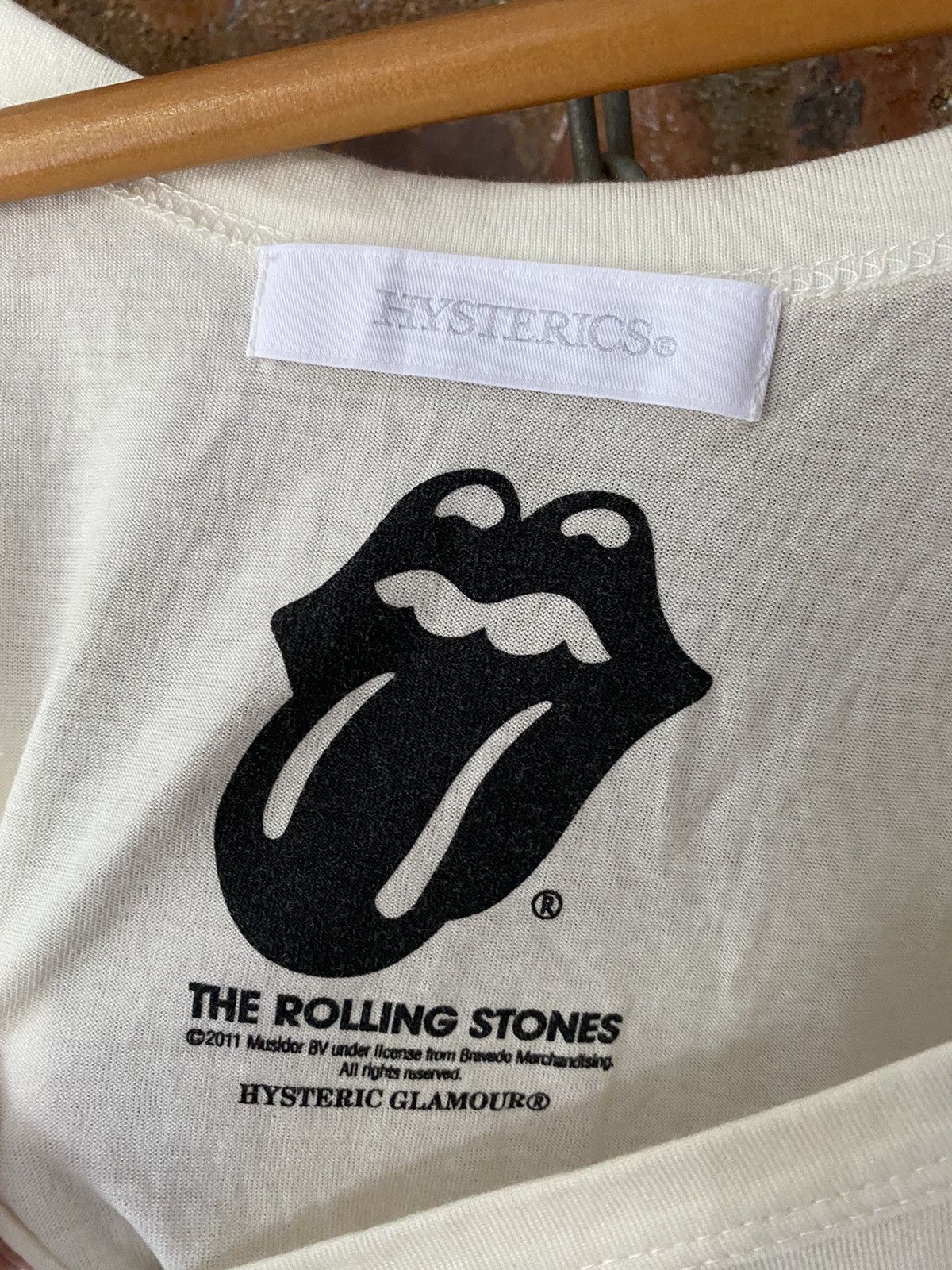 Hysteric Glamour × The Rolling Stones SS11 Hysteric Rolling stone shirt Size M / US 6-8 / IT 42-44 - 11 Thumbnail