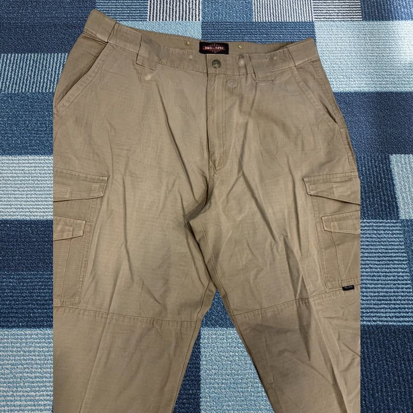 Doublet TRU-SPEC Brown Cargo Pants Men 38x25 Ripstop Double Knee Workwear Regular Cargo Pocket Utility Pants Size US 38 / EU 54 - 1 Thumbnail