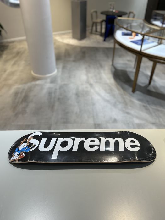 Supreme Supreme Smurfs Skateboard Black | Grailed