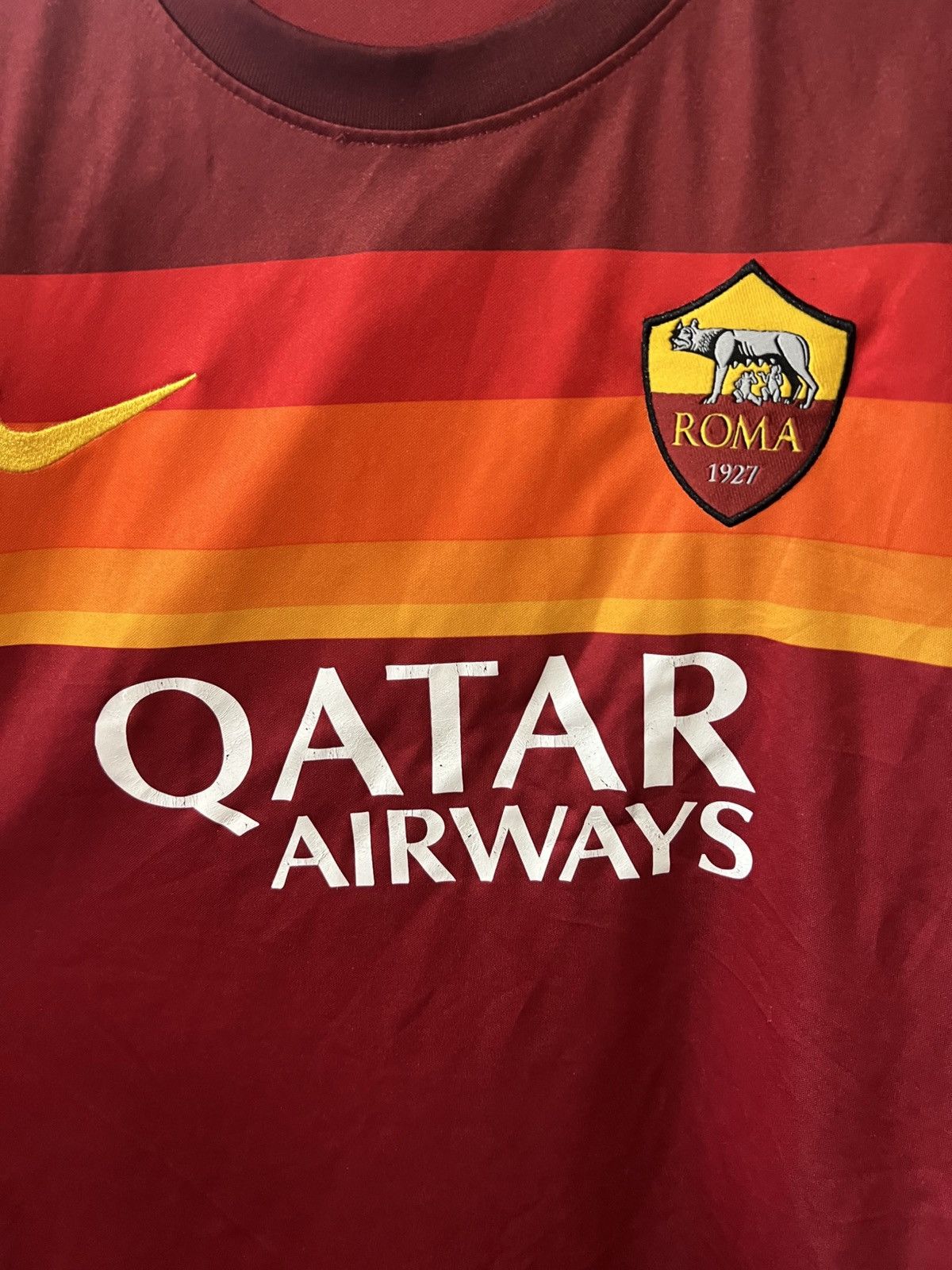 Nike 2020/2021 VINTAGE NIKE ROMA FC #4 BRYAN CRISTANTE STADIUM T Size US XL / EU 56 / 4 - 4 Thumbnail