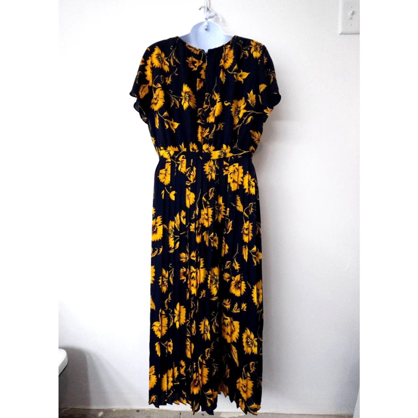 navy blue dress for baby girl J.Crew Womens Pleated Dress A-Line Chiffon Sz 0 Navy Blue Style 46157 main image 1