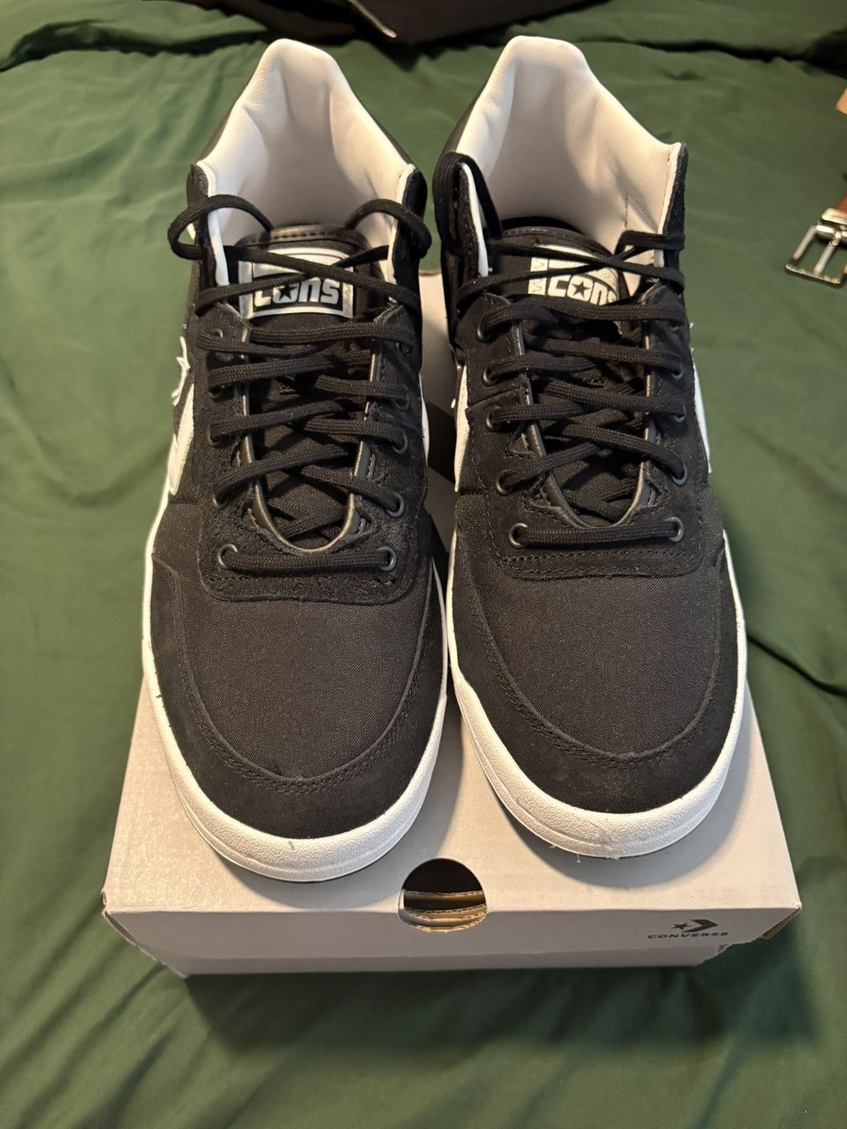 Converse Converse Fastbreak Pro Mid Black/White Size 11.5 Size US 11.5 / EU 44-45 - 3 Thumbnail