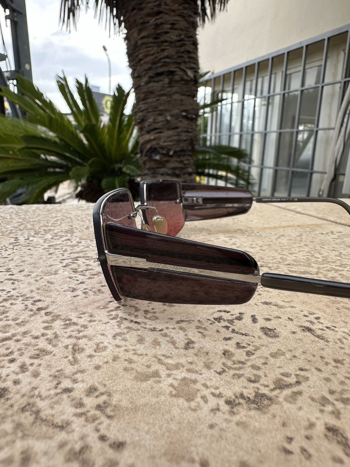 Giorgio Armani Giorgio Armani Sunglasses Vintage 707/12 Size ONE SIZE - 4 Thumbnail