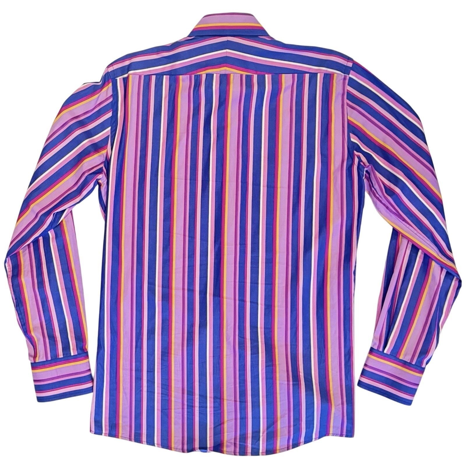 Duchamp Men's Slim Fit Multicolor Dress Shirt 15.5 in 39 cm