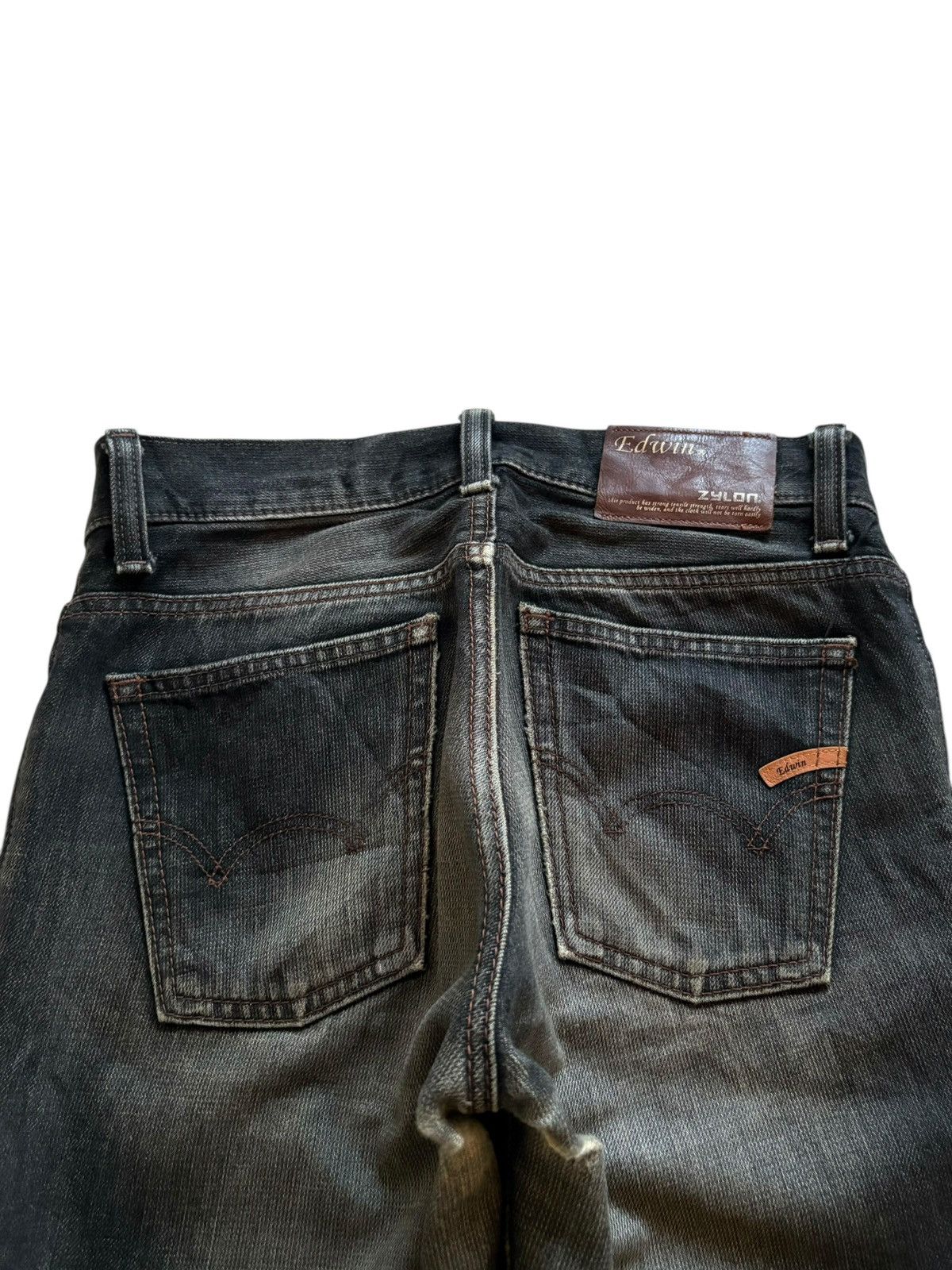 Edwin × Japanese Brand Vintage Japanese Edwin Zylon Mud Wash Jeans Size US 30 / EU 46 - 8 Thumbnail