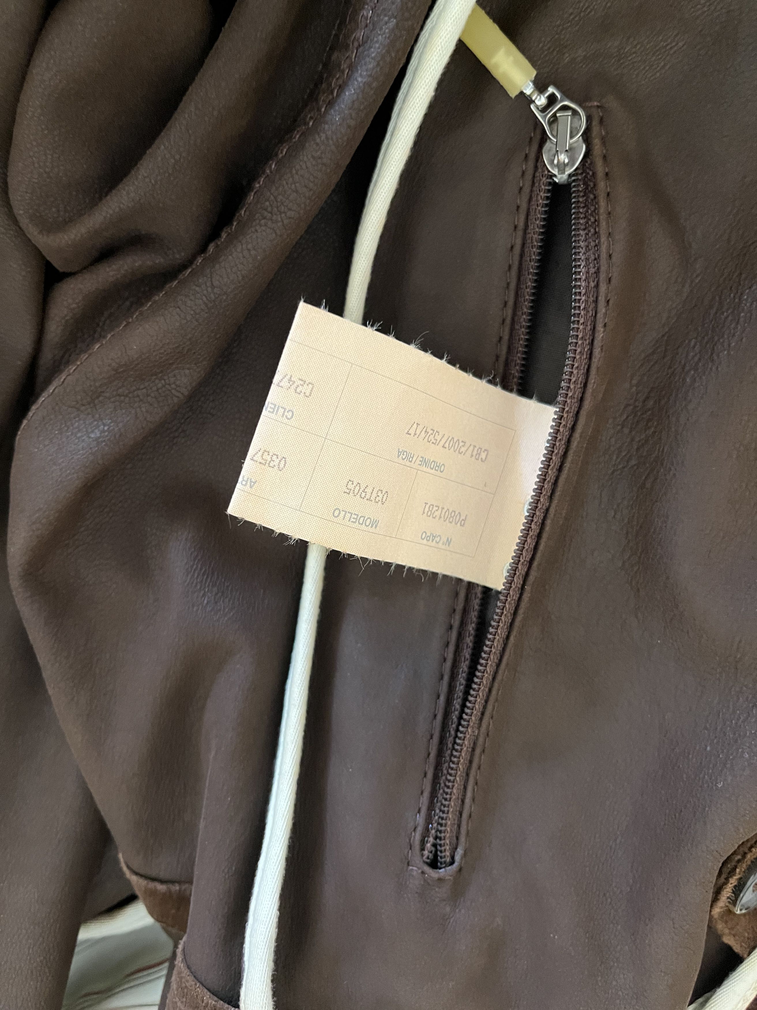 Mandelli Enrico Mandelli Brown Suede Bomber Jacket EU 52 Size US L / EU 52-54 / 3 - 6 Thumbnail