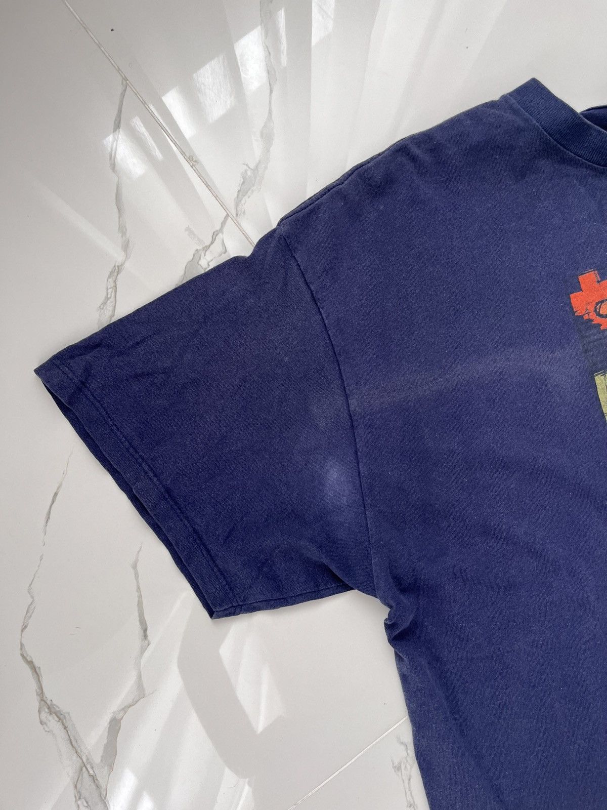Nike 90’s NIKE BASKETBALL FADED BIG LOGO TEE Y2K SWOOSH RETRO Size US L / EU 52-54 / 3 - 7 Thumbnail