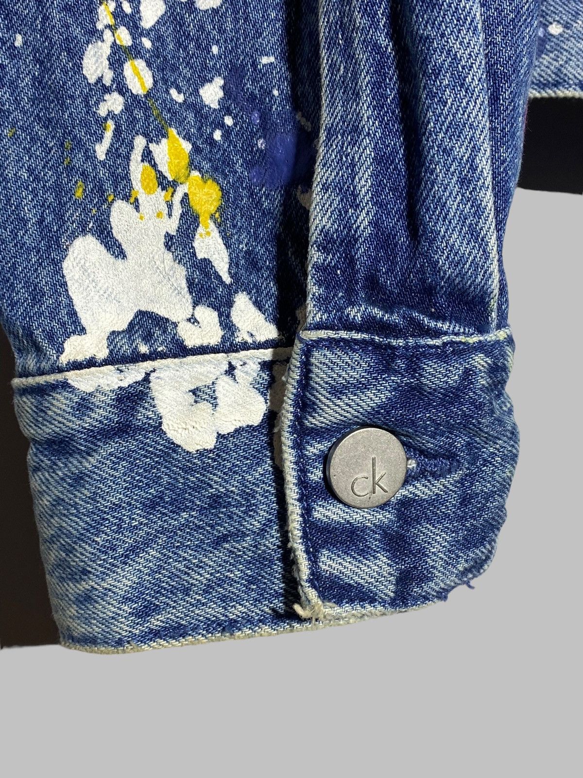Calvin Klein Calvin Klein Painted Denim Jacket Men’s Size US XL / EU 56 / 4 - 8 Thumbnail