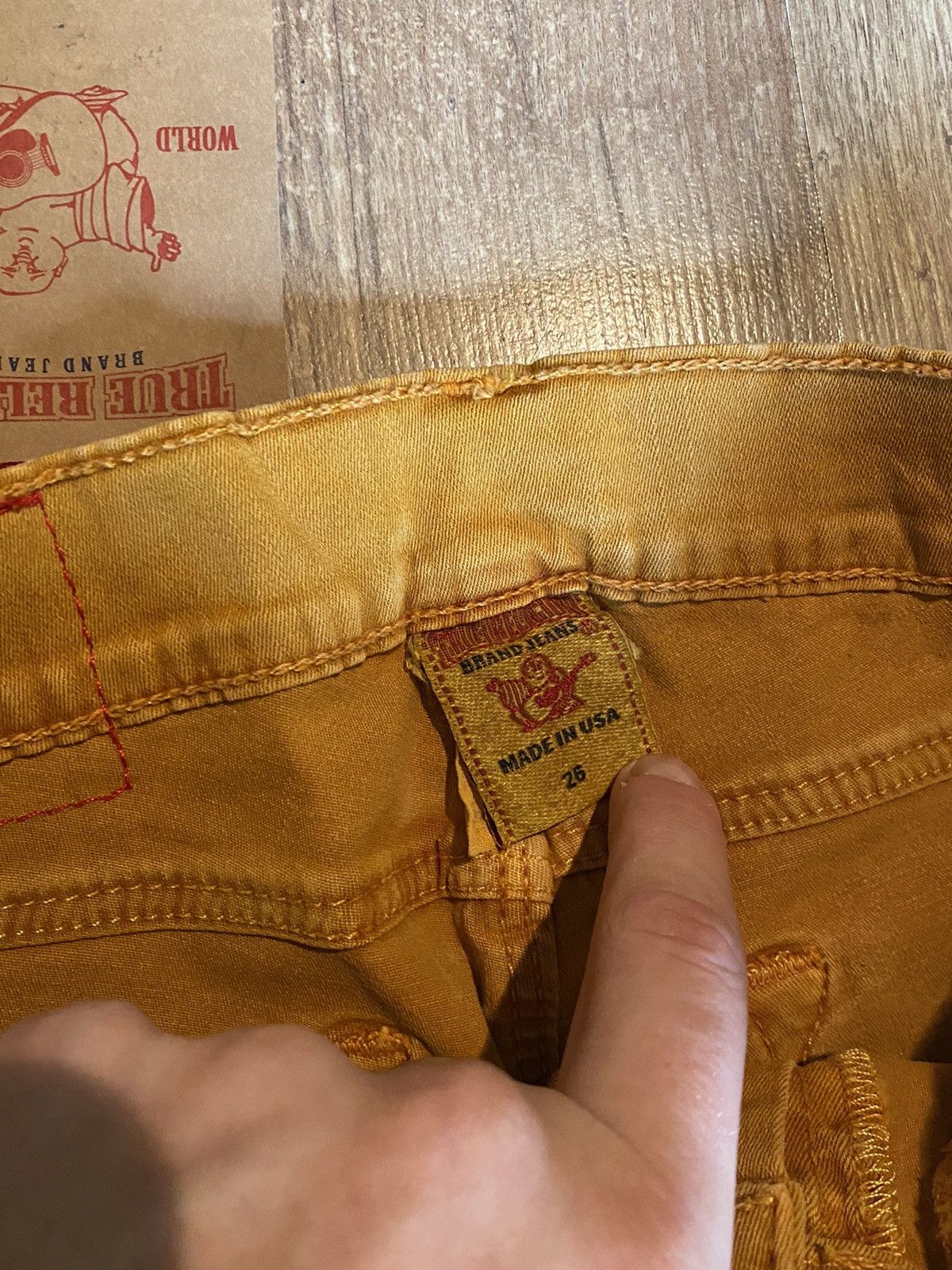 True Religion × Vintage True Religion Pant Jeans Row Seat Big Logo Vintage New USA Size 26" / US 2 / IT 38 - 13 Thumbnail