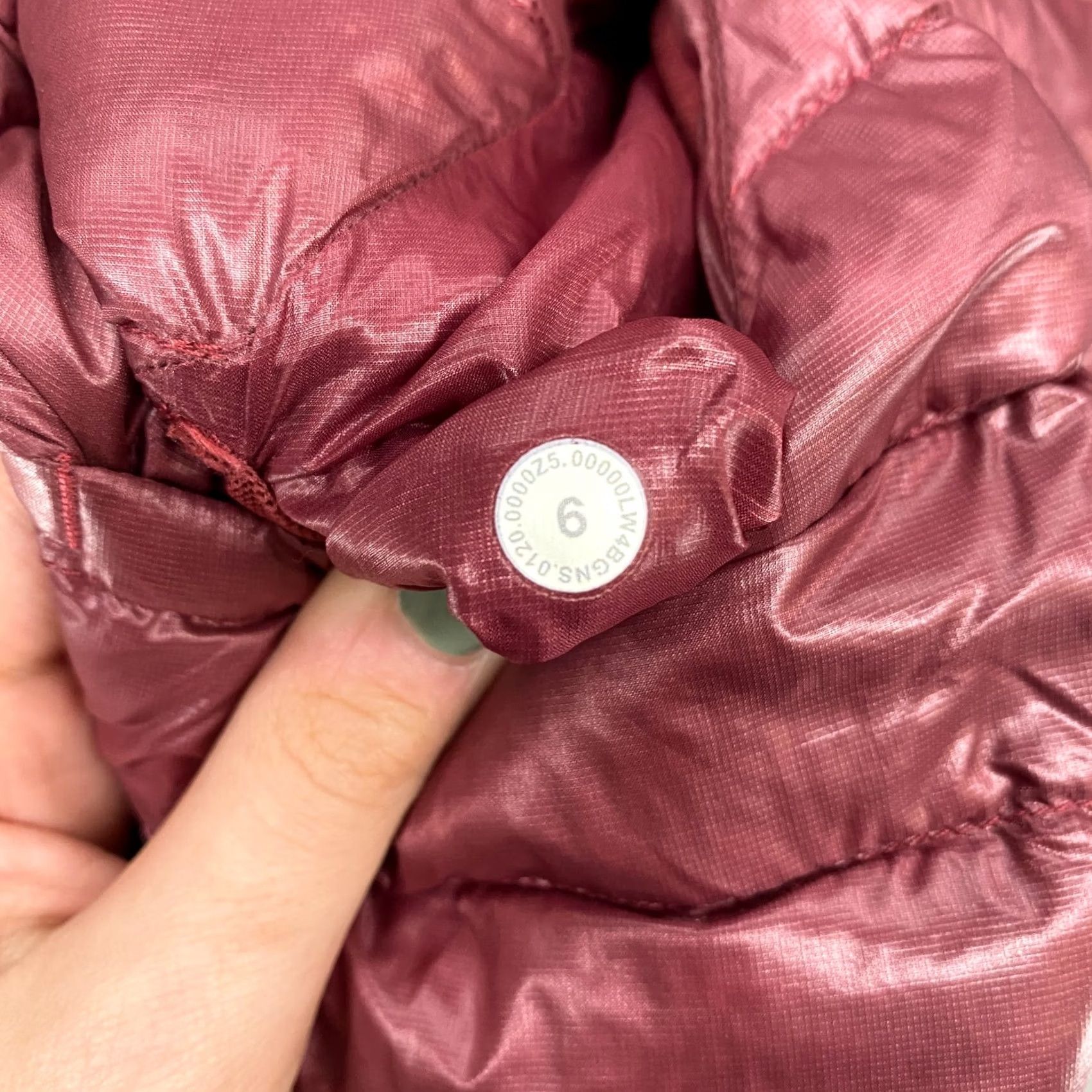 Lululemon Lululemon Puffer Jacket Womens 6 Pack It own Maroon Grey Goose Down Maroon Red Jacket Coat Down Packable Full Zip Hooded 6 Size M / US 6-8 / IT 42-44 - 7 Thumbnail