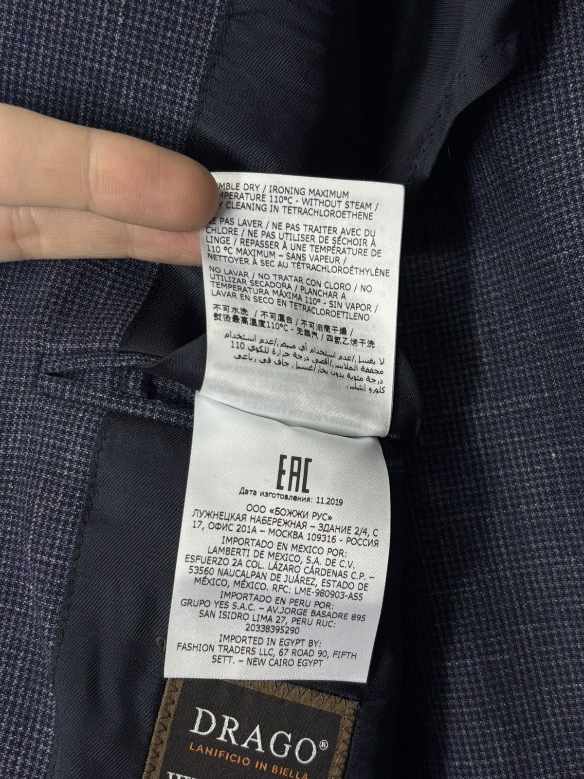 Boggi Boggi Linen Wool Blue Blazer Jacket Men’s 48R Size 48R - 22 Thumbnail