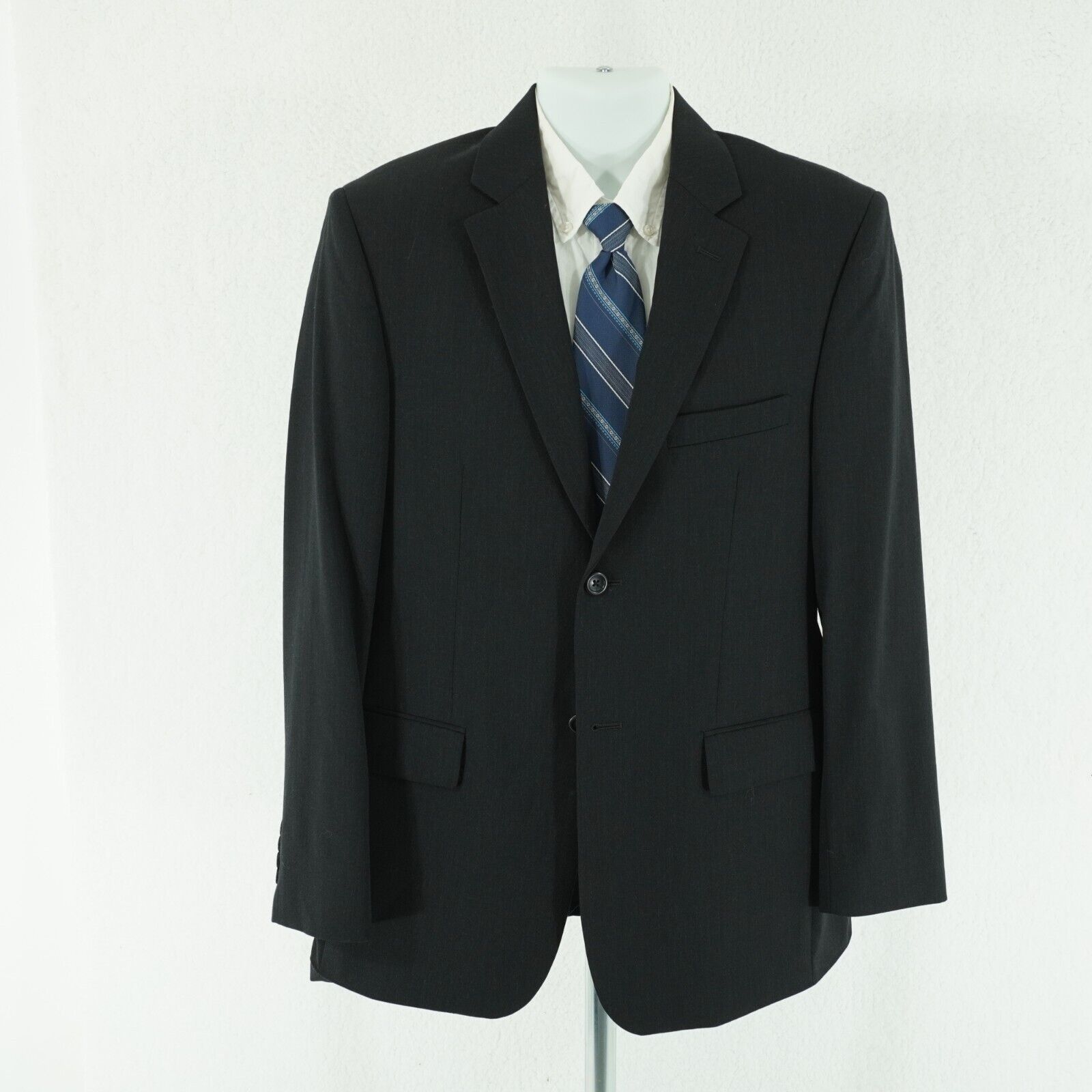 Pronto Uomo Pronto Uomo Wool 2 Button Charcoal Gray 2 Piece Suit 38R 36/ Size 38R - 5 Thumbnail