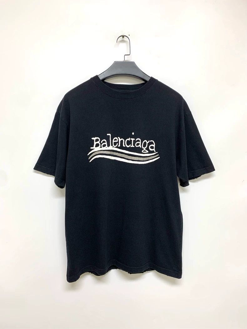 Balenciaga Balenciaga Handwritten Wave Coca-Cola Short Sleeve T-shirt Size US XS / EU 42 / 0 - 1 Thumbnail