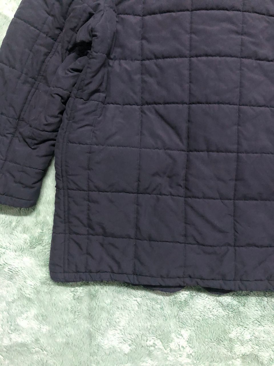 Vintage Vintage Ital Style Quilted Down Coat Jacket Leather Collar Size US XL / EU 56 / 4 - 11 Thumbnail