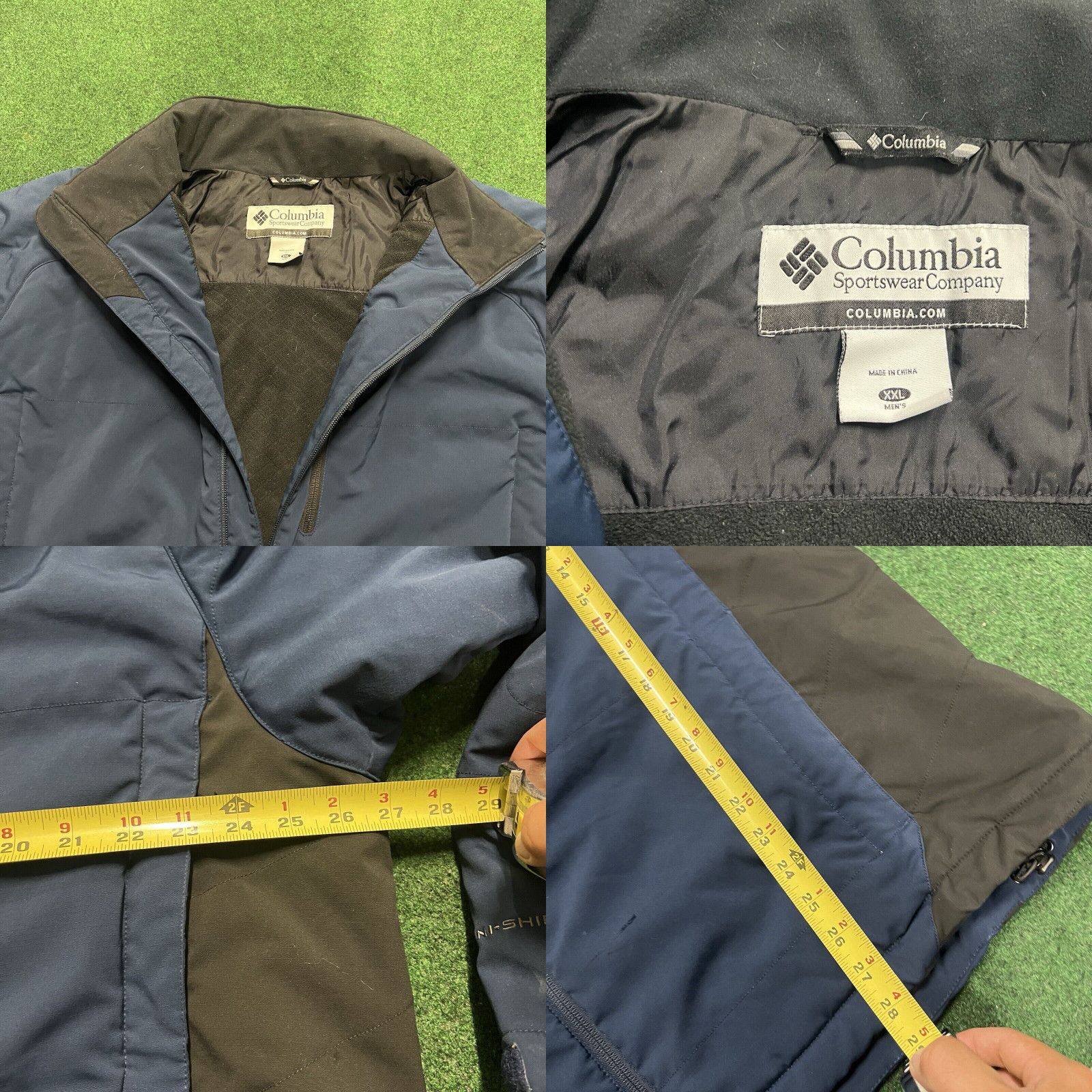 Other Columbia Coat Mens 2XL Jacket Wind Breaker Fleece Lined Zip Pockets High Neck Size US XXL / EU 58 / 5 - 8 Thumbnail