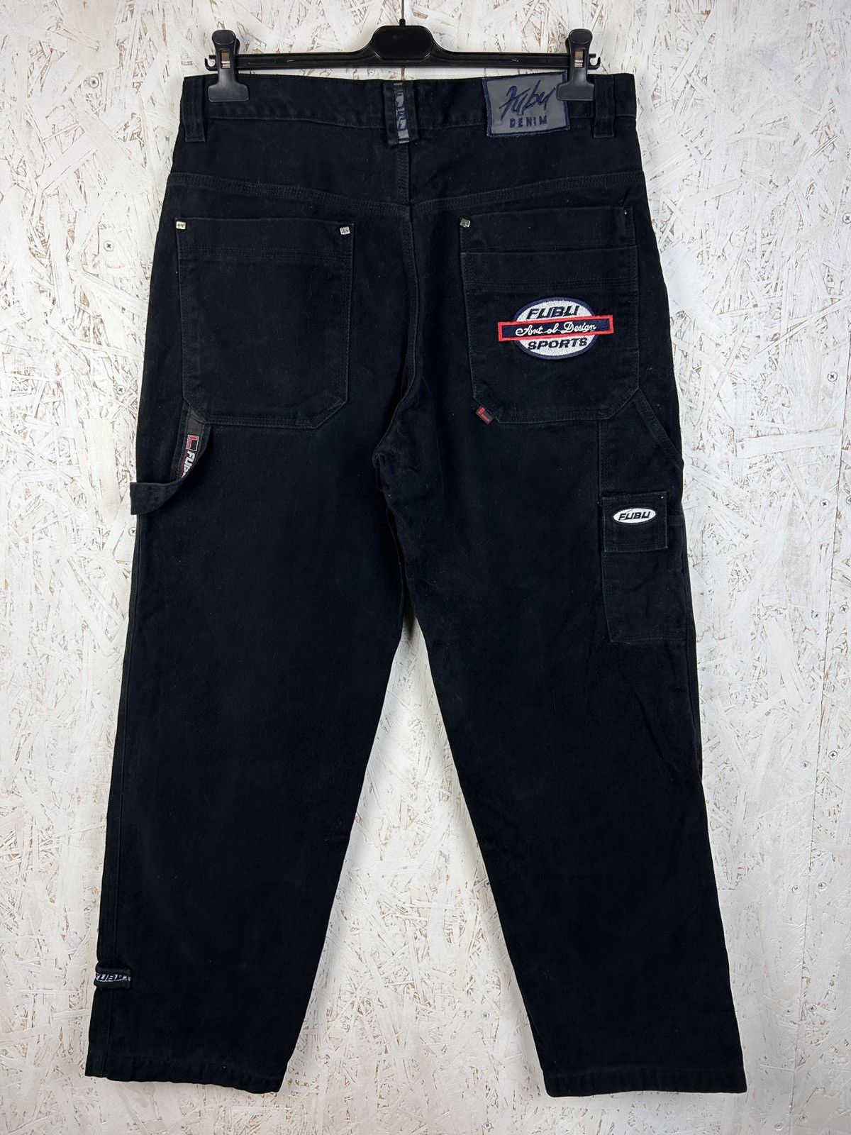 Fubu 90s Vintage Fubu Heavy Denim Carpenter Jeans Size 38 Size US 38 / EU 54 - 1 Thumbnail