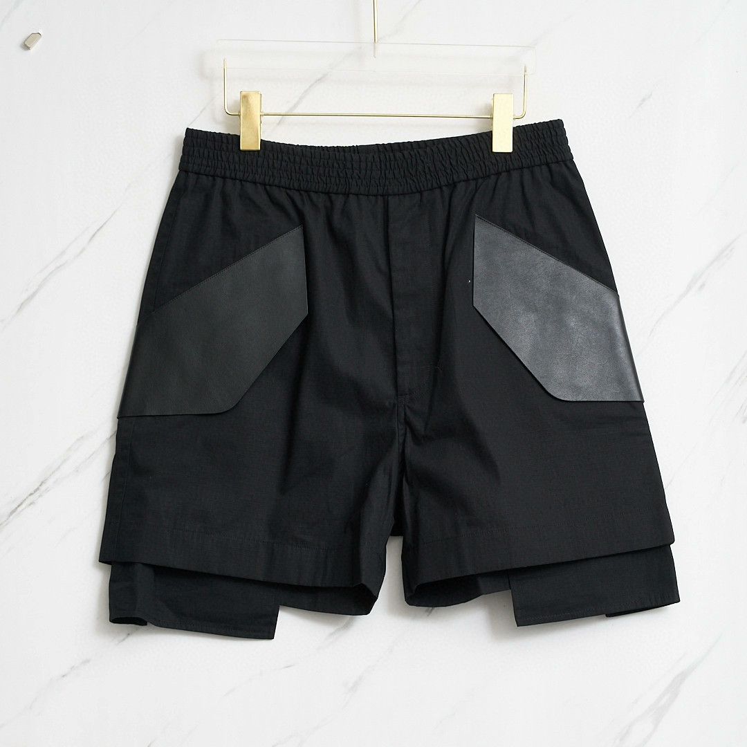 1017 ALYX 9SM 1017 ALYX 9SM Men's Leather Paneled Shorts Size US 30 / EU 46 - 1 Thumbnail