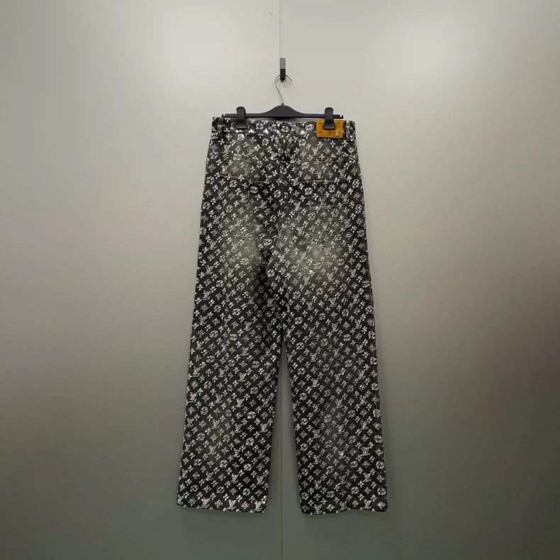 Louis Vuitton Louis Vuitton Full-print presbyopic crystal pants Size US 30 / EU 46 - 2 Thumbnail