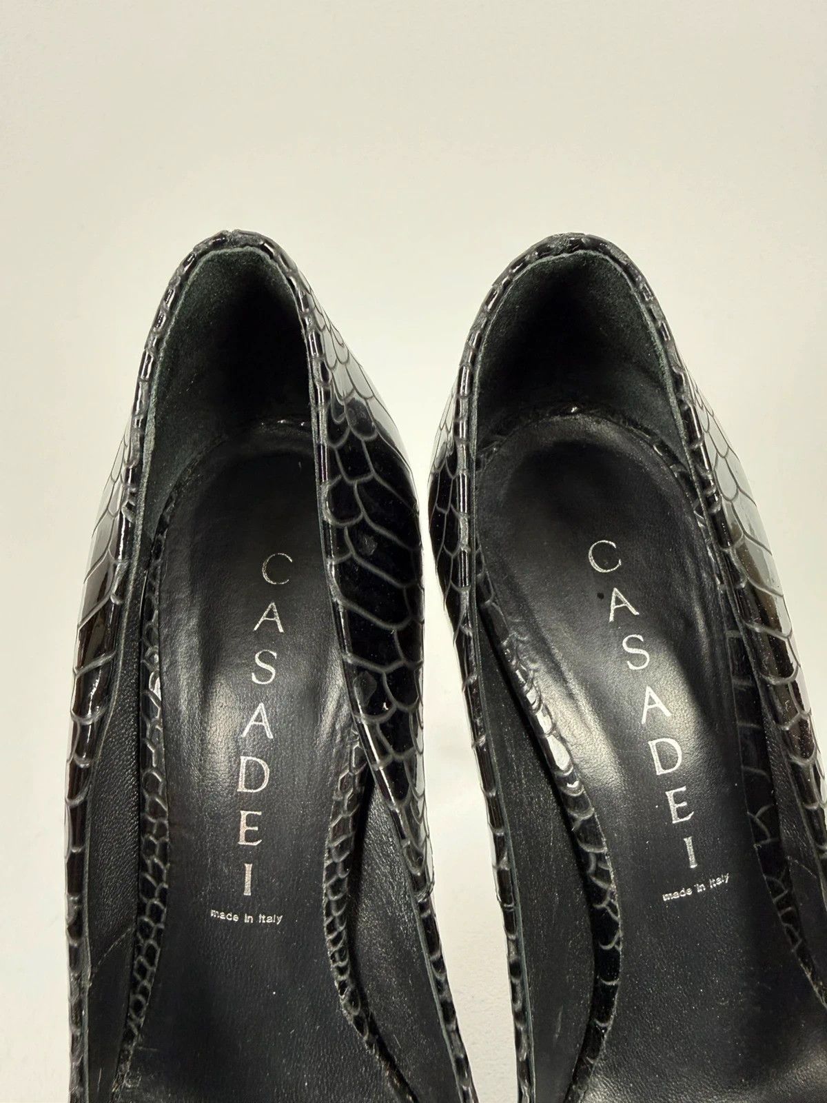 Casadei Casadei Embossed Platform Heels size 36 Size US 6 / IT 36 - 5 Thumbnail