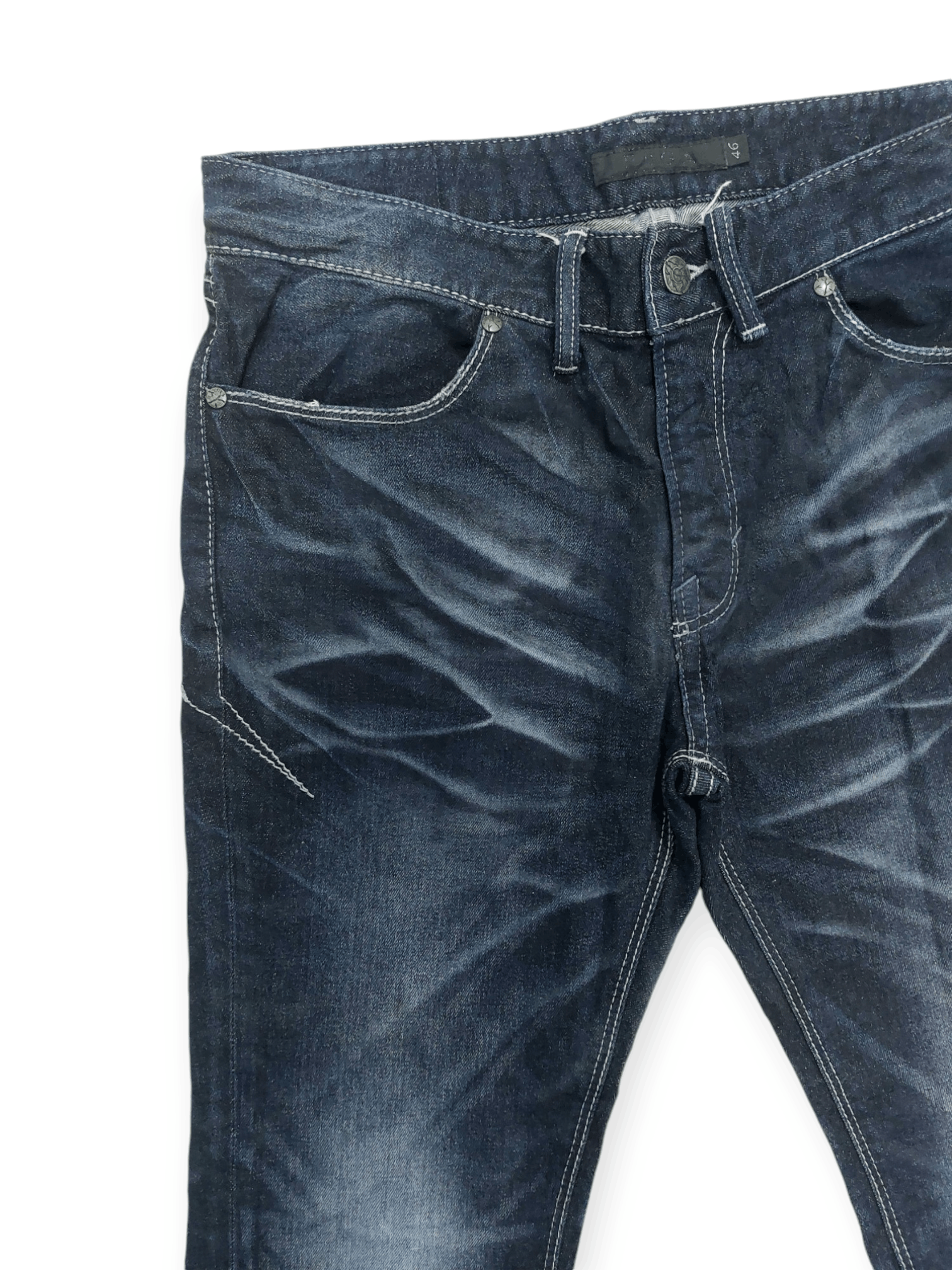 GOSTAR DE FUGA × Japanese Brand × Vintage FUGA Spiral Distressed Denim Size US 32 / EU 48 - 9 Thumbnail
