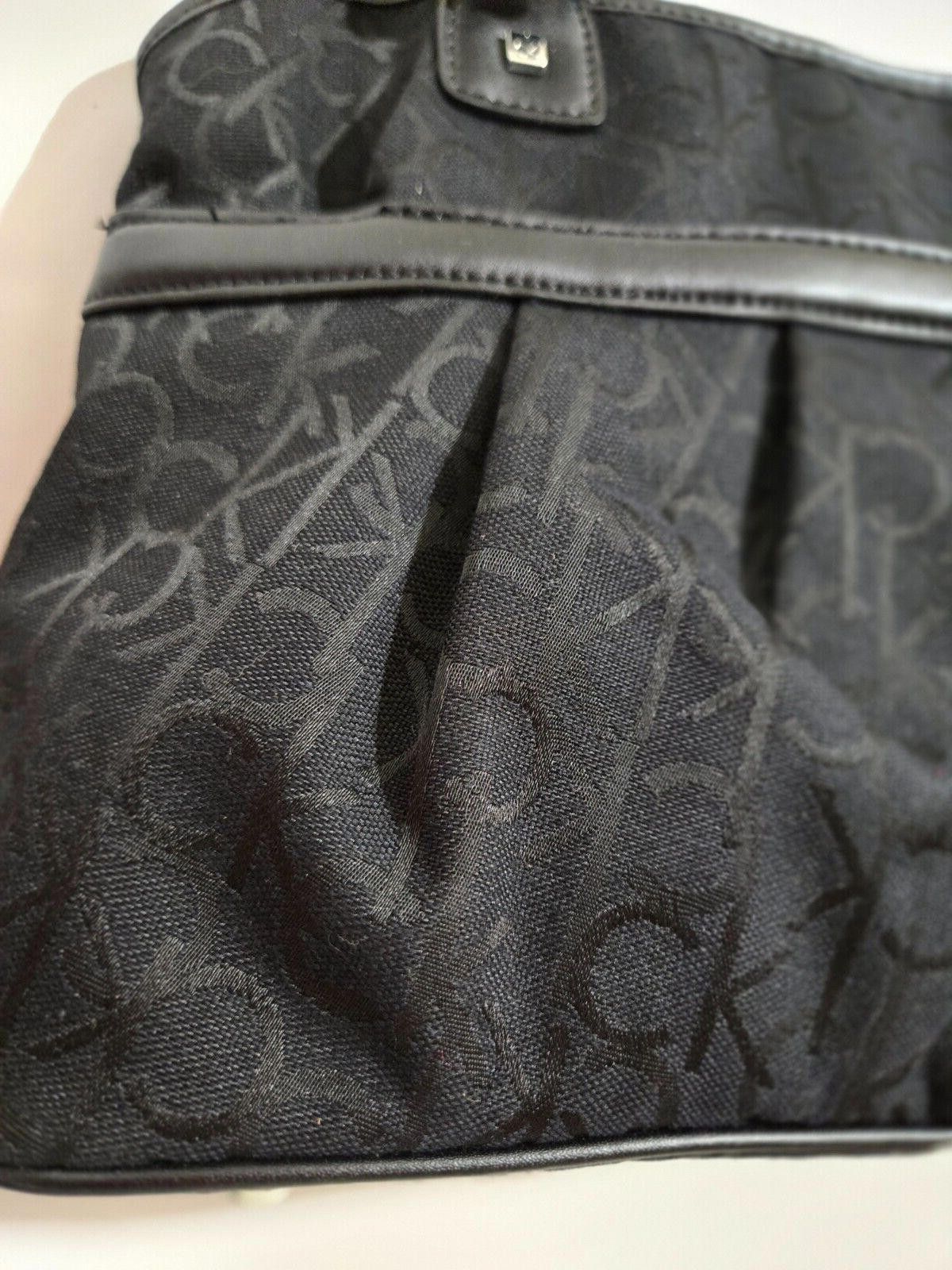 Calvin Klein Calvin Klein Purse Handbag Signature Logo Monogram Black NEW Size ONE SIZE - 3 Thumbnail