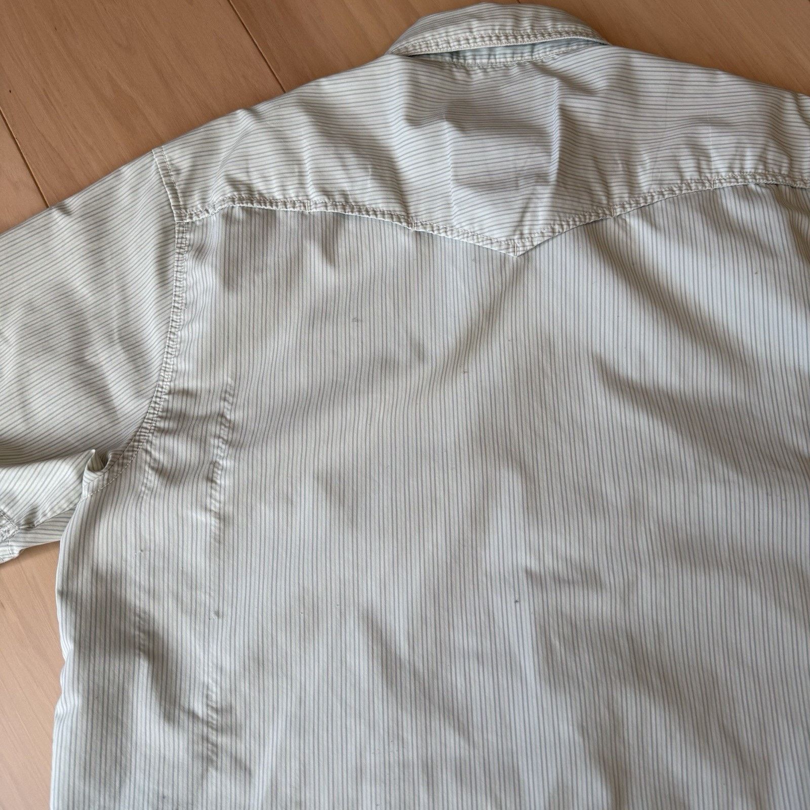 Howler Brothers Howler Brothers Pearl Snap Shirt L White Striped Short Size US M / EU 48-50 / 2 - 11 Thumbnail
