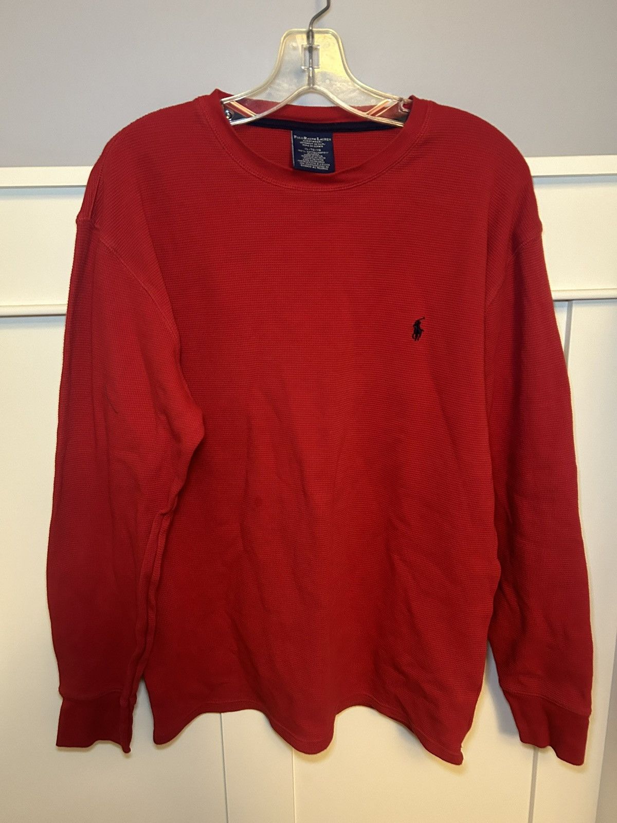 Polo Ralph Lauren × Ralph Lauren × Vintage Polo Ralph Lauren sleepwear waffle longsleeve Size US XL / EU 56 / 4 - 1 Thumbnail