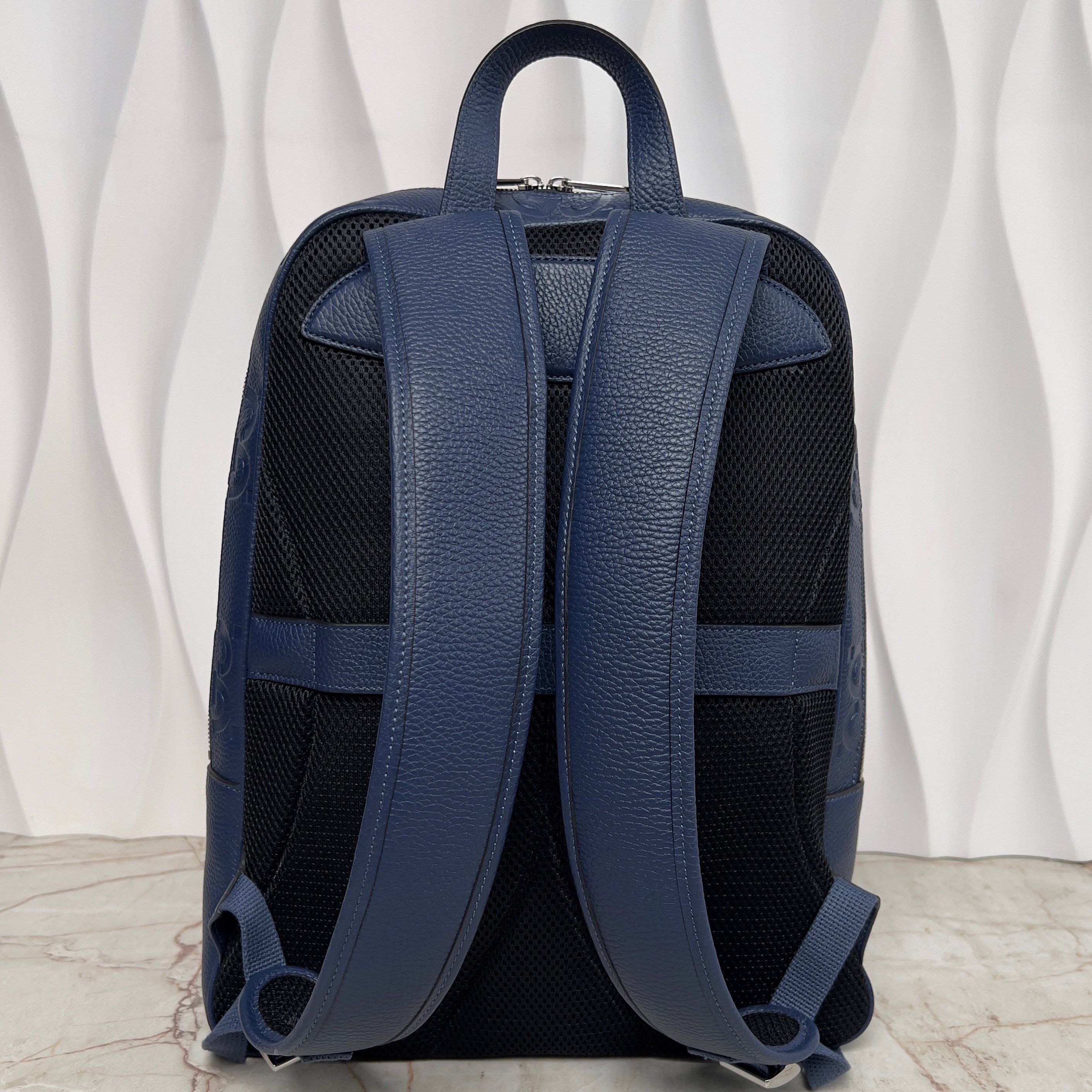Gucci RRP$3550 Medium Jumbo GG Guccissima Backpack Grain Leather Size ONE SIZE - 6 Thumbnail