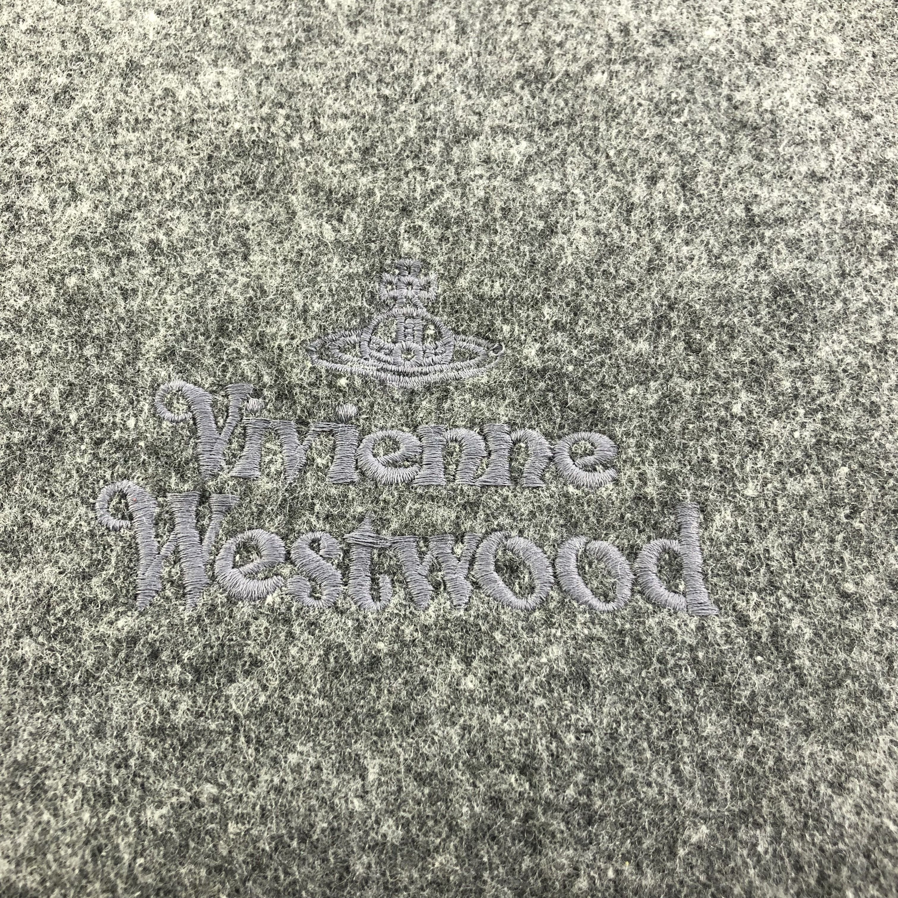 Vivienne Westwood Vivienne Westwood Plain Grey Wool Scarf Muffler V1385 Size ONE SIZE - 3 Thumbnail