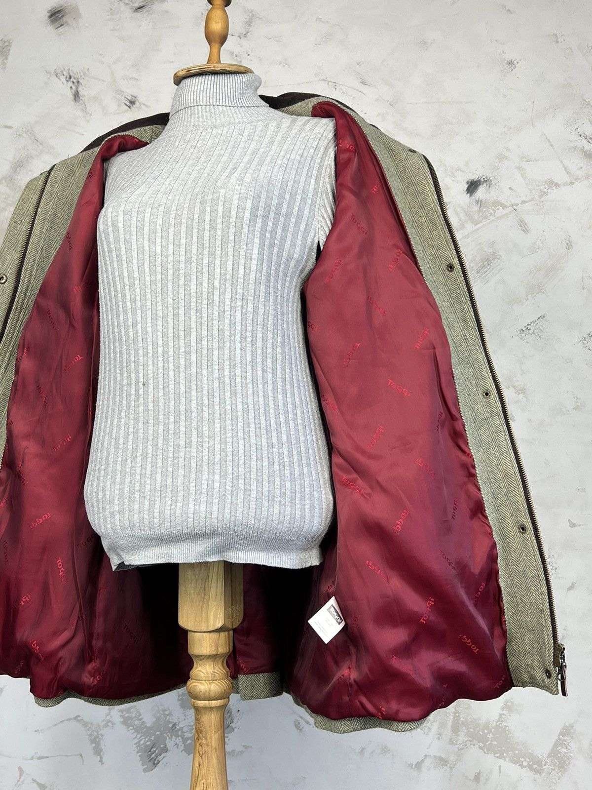 Vintage Vintage Toggi Tweed Jacket Size US 12 L - XL Size XL / US 12-14 / IT 48-50 - 11 Thumbnail