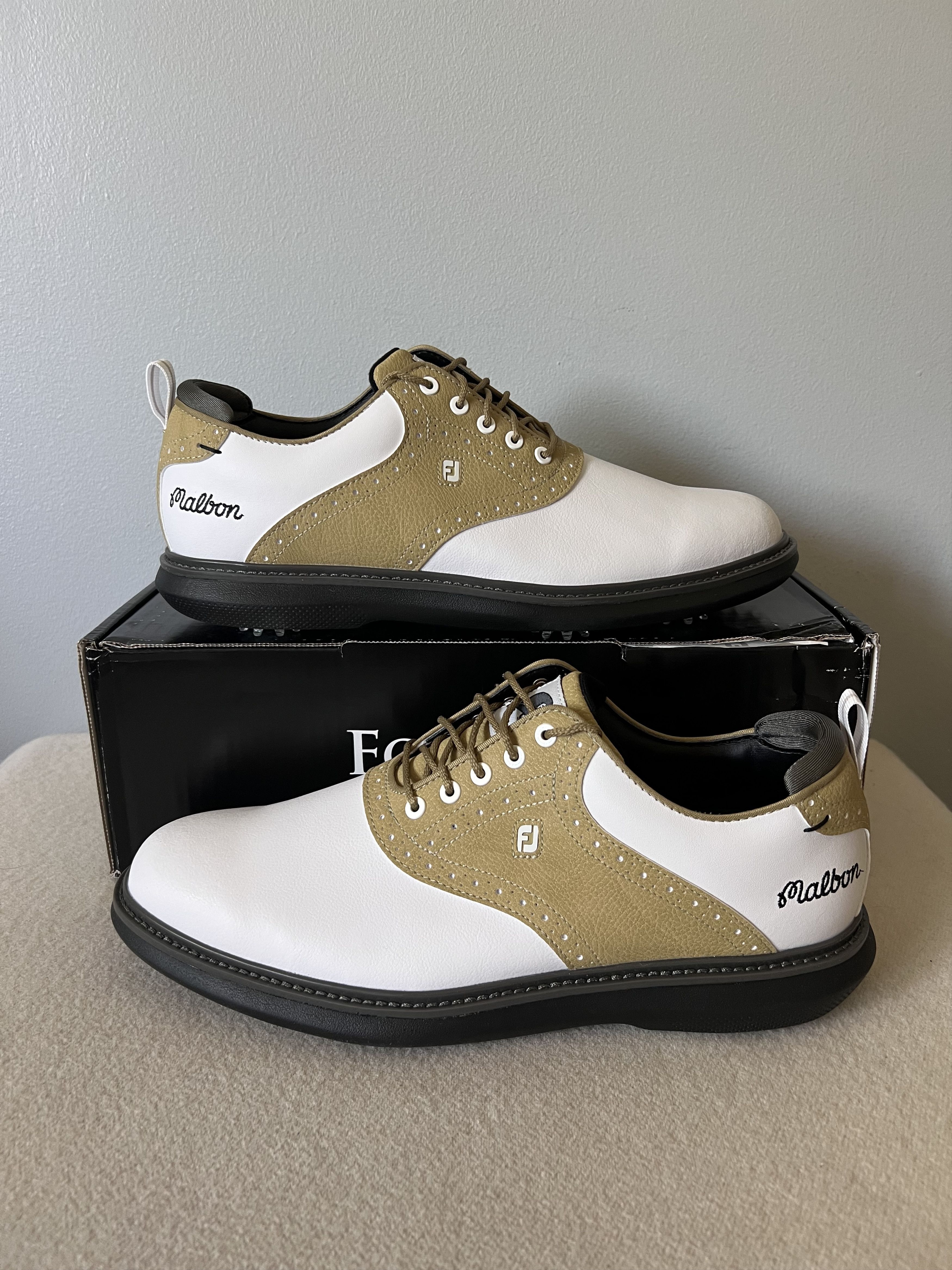 Footjoy Footjoy Malbon Golf Traditions Golf Shoes Size US 10.5 / EU 43-44 - 2 Thumbnail