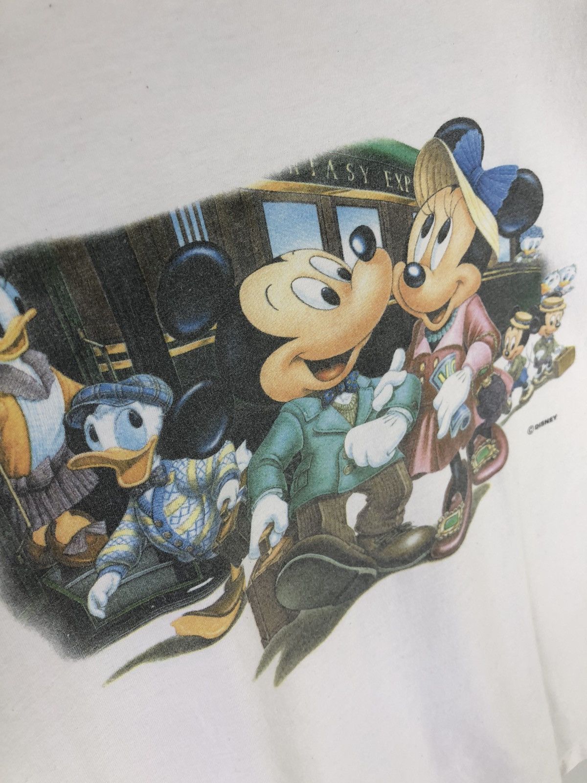 Disney × Mickey Mouse × Vintage Vintage 90s Mickey Minnie Unlimited Carton Tshirt Size US L / EU 52-54 / 3 - 7 Thumbnail