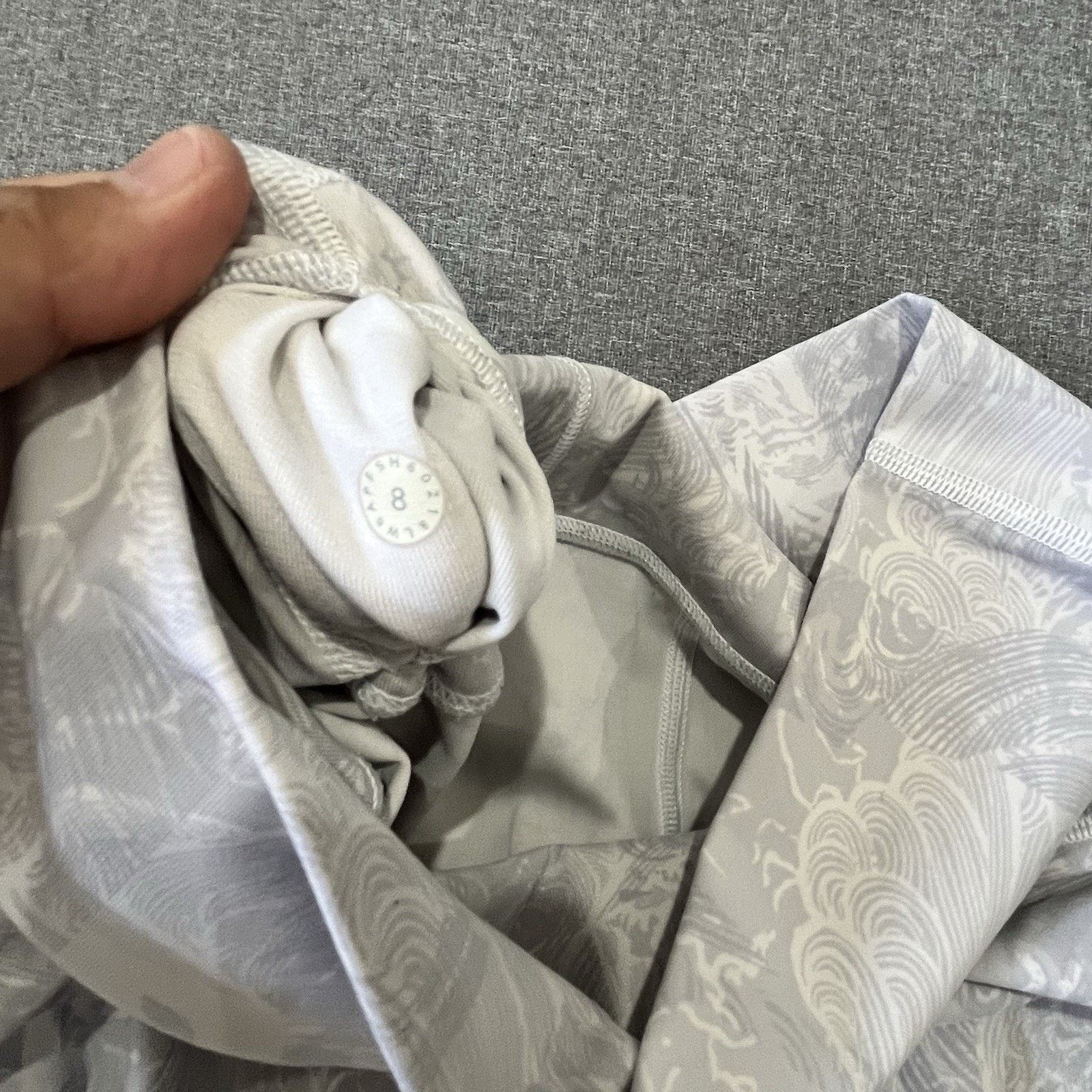 Lululemon Lululemon Wunder Under Crop 8 Hi-Rise Eternal Wave W6APFS Size 30" / US 8 / IT 44 - 3 Thumbnail